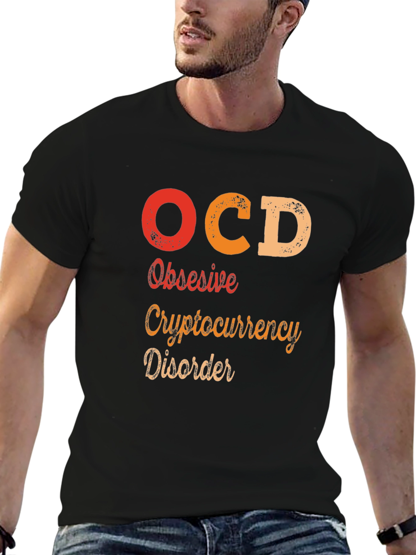 OCD Obsessive Cryptocurrency Disorder Graphic Tee