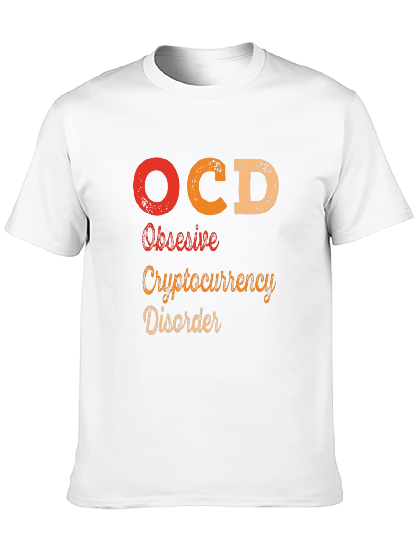 OCD Obsessive Cryptocurrency Disorder Graphic Tee