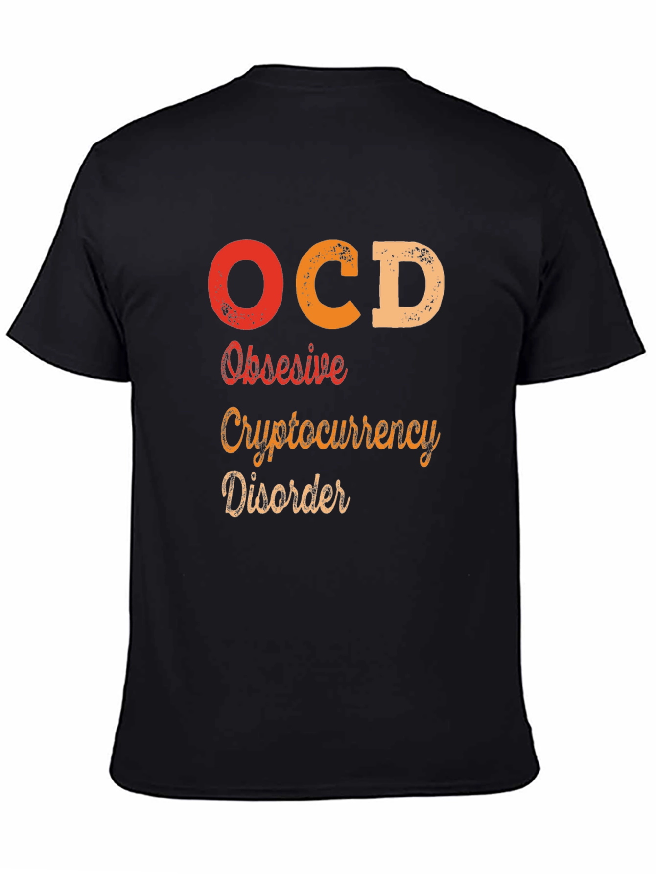 OCD Obsessive Cryptocurrency Disorder Graphic Tee