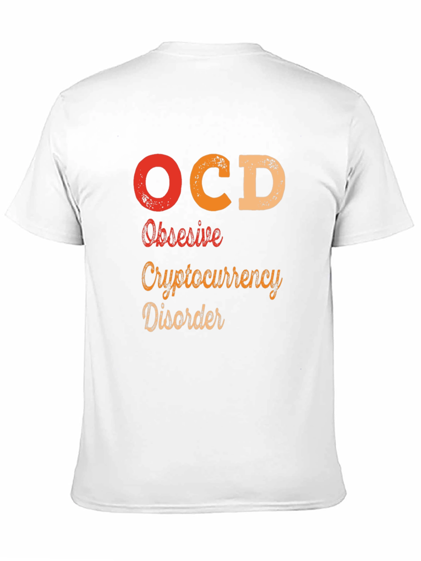OCD Obsessive Cryptocurrency Disorder Graphic Tee