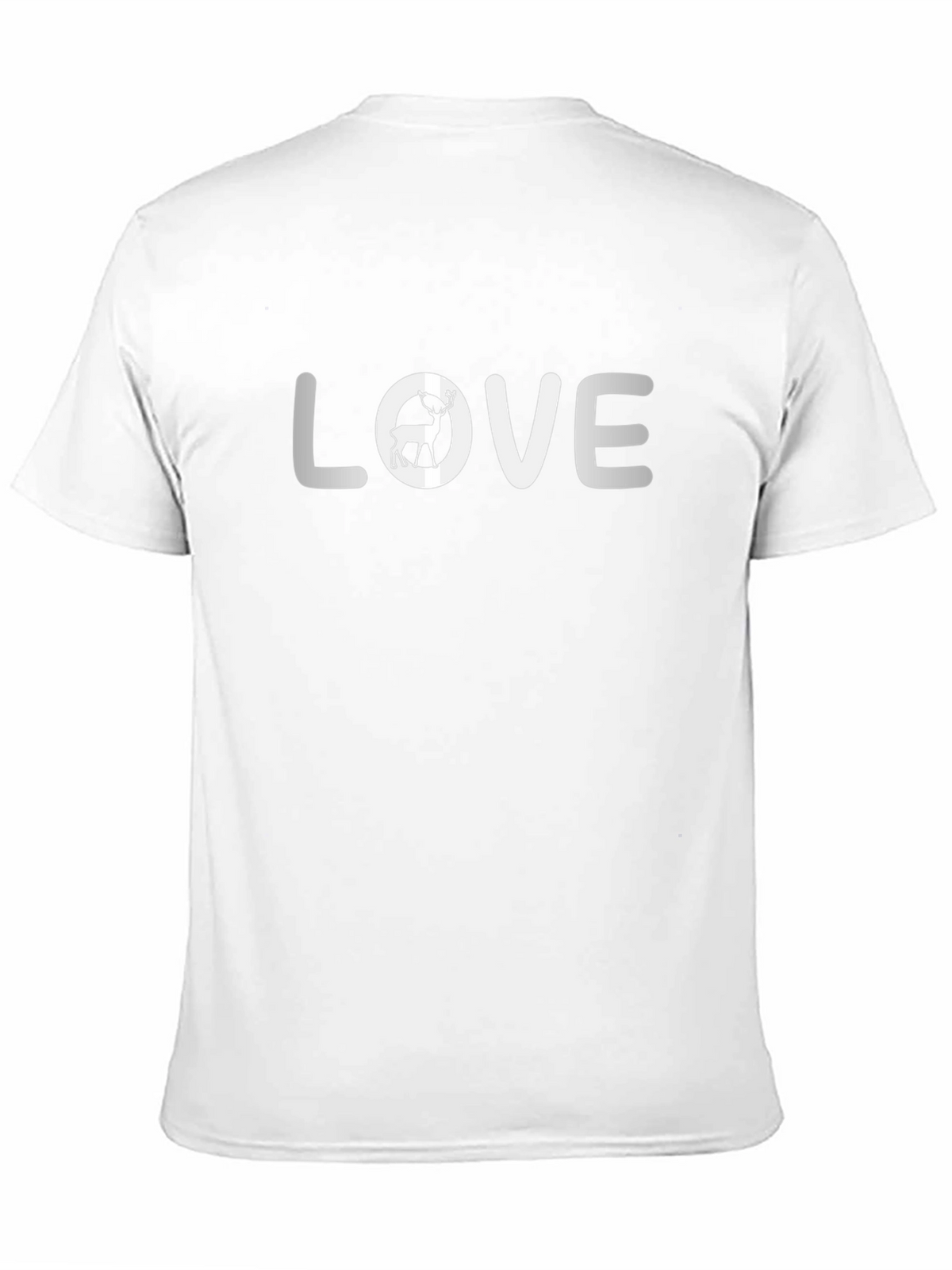 Deer Love Graphic T-Shirt - Unisex Cotton Blend