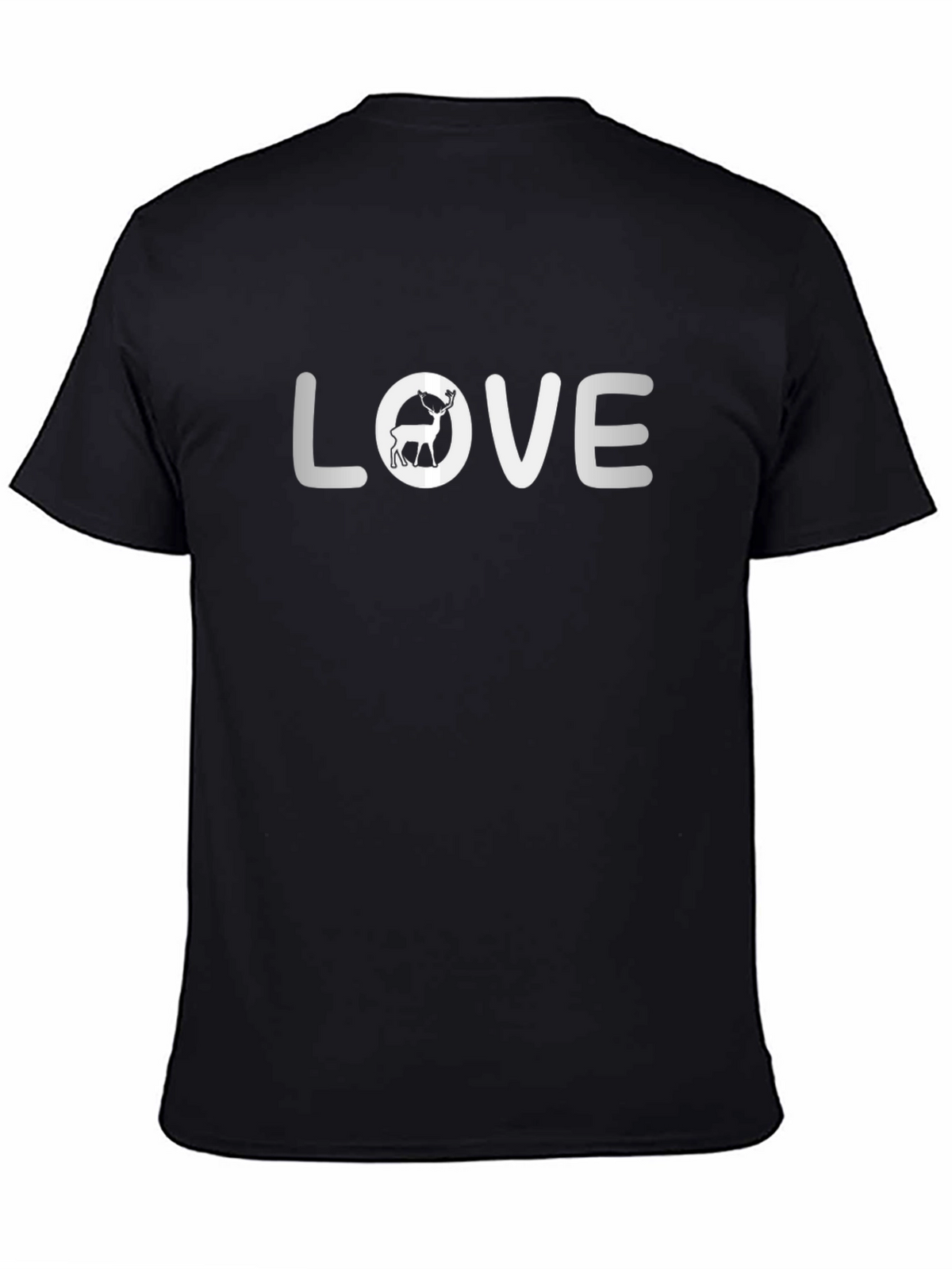 Deer Love Graphic T-Shirt - Unisex Cotton Blend