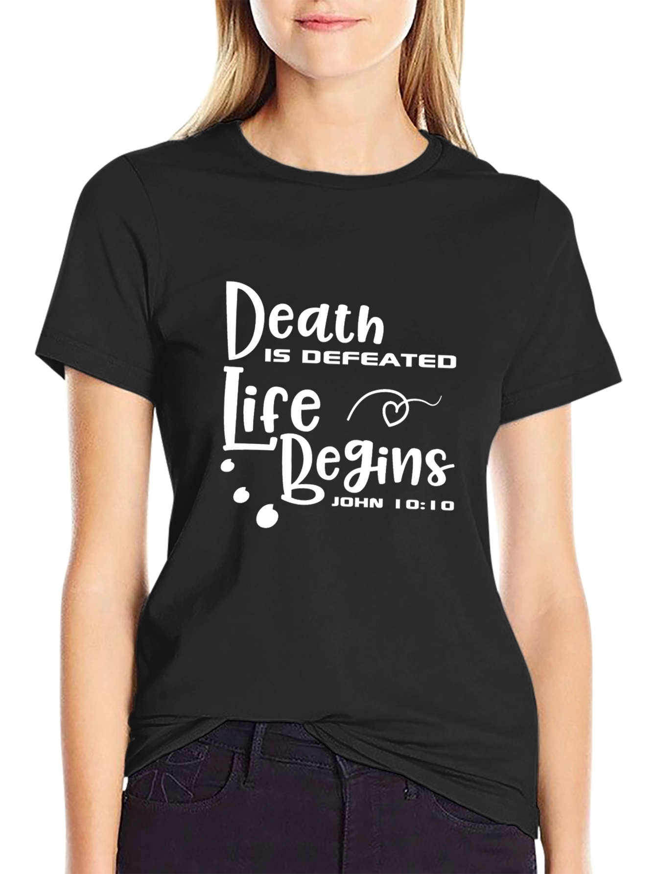 Death is Defeated Life Begins T-Shirt