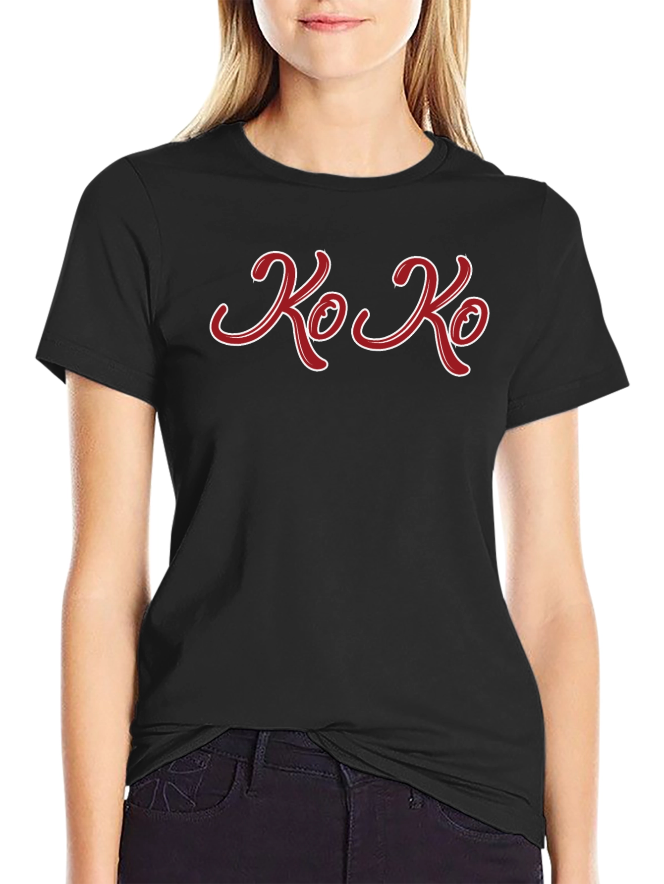 Ko Ko Graphic Tee - Stylish Black T-Shirt