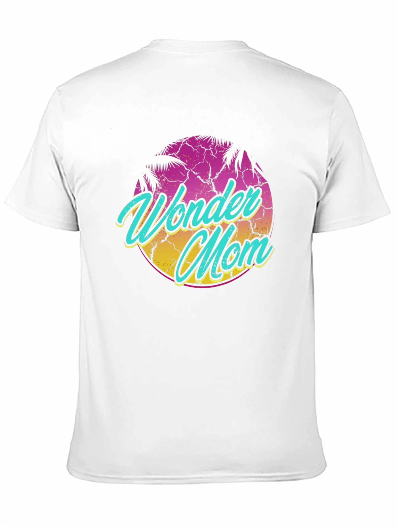 Wonder Mom Retro Graphic Tee - Black T-Shirt