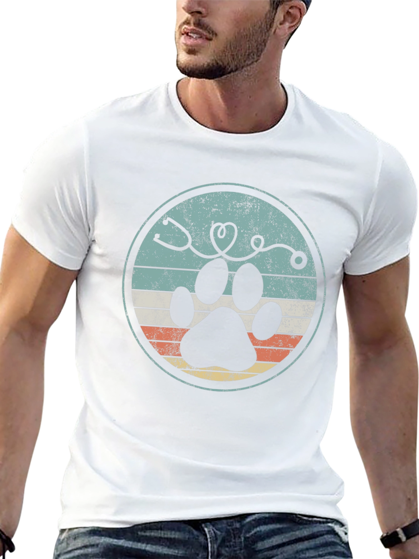 Vet Paw Print T-Shirt