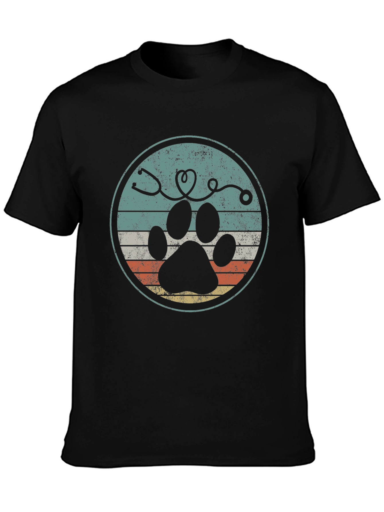 Vet Paw Print T-Shirt
