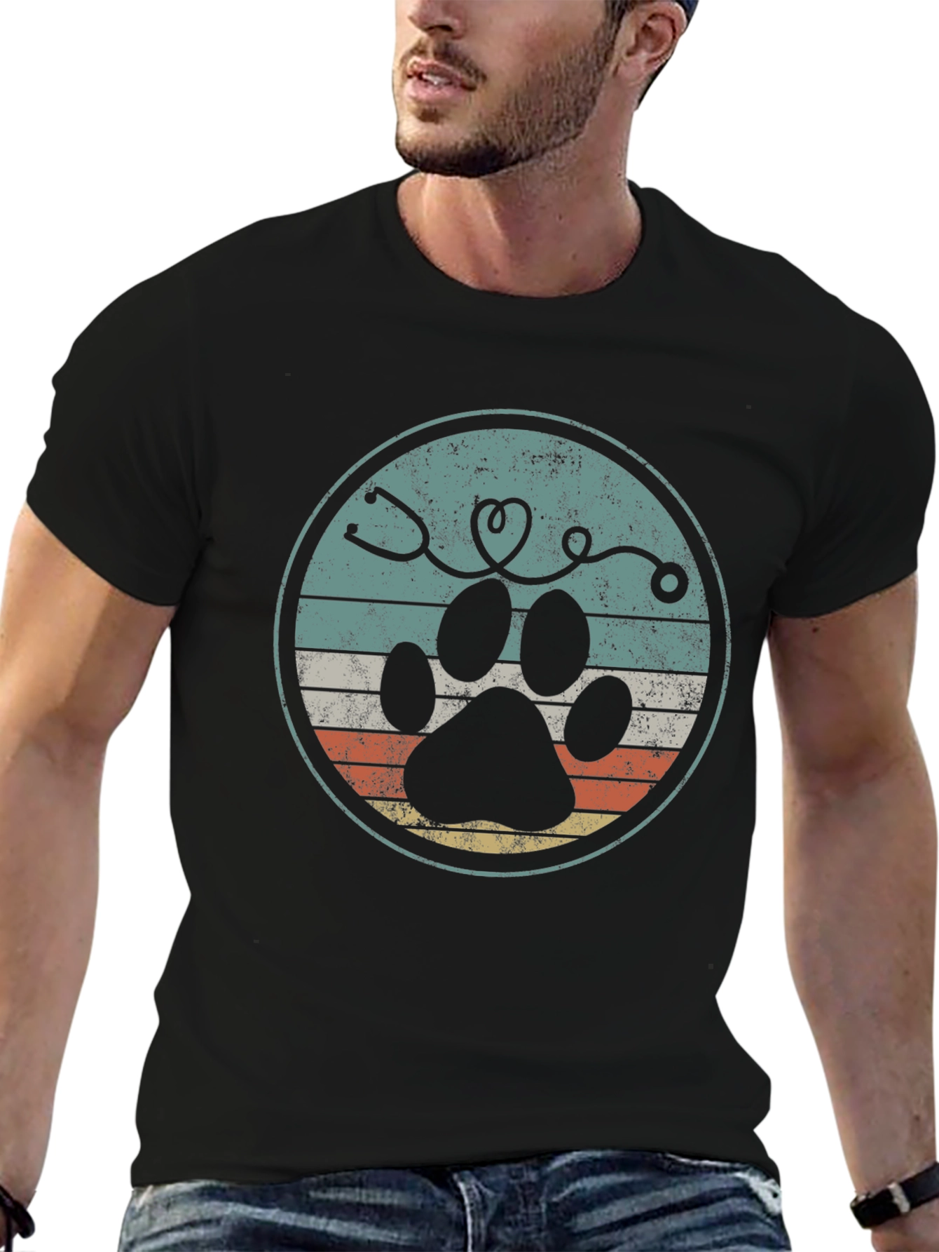 Vet Paw Print T-Shirt