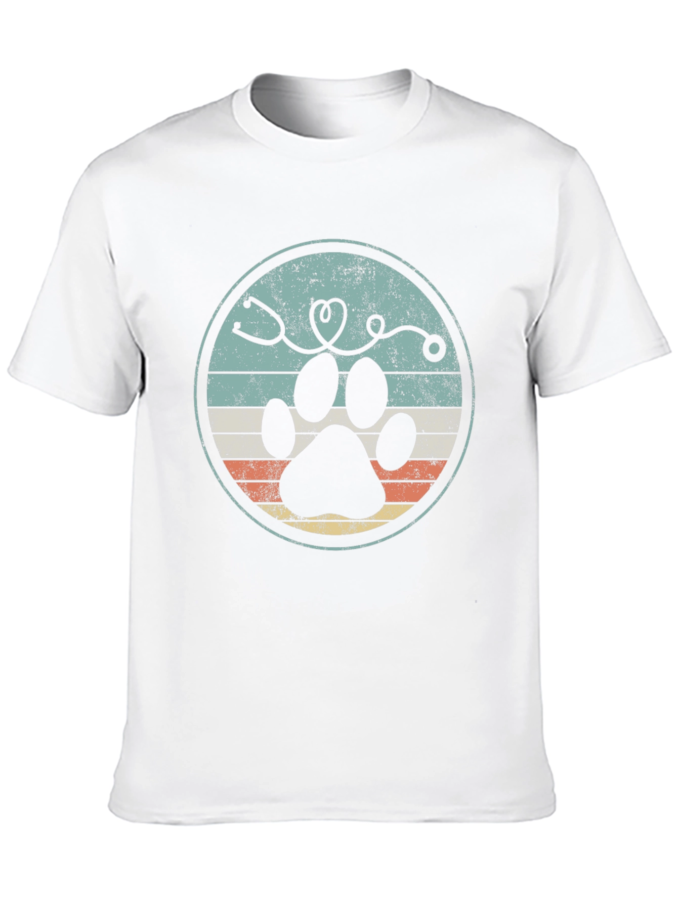 Vet Paw Print T-Shirt