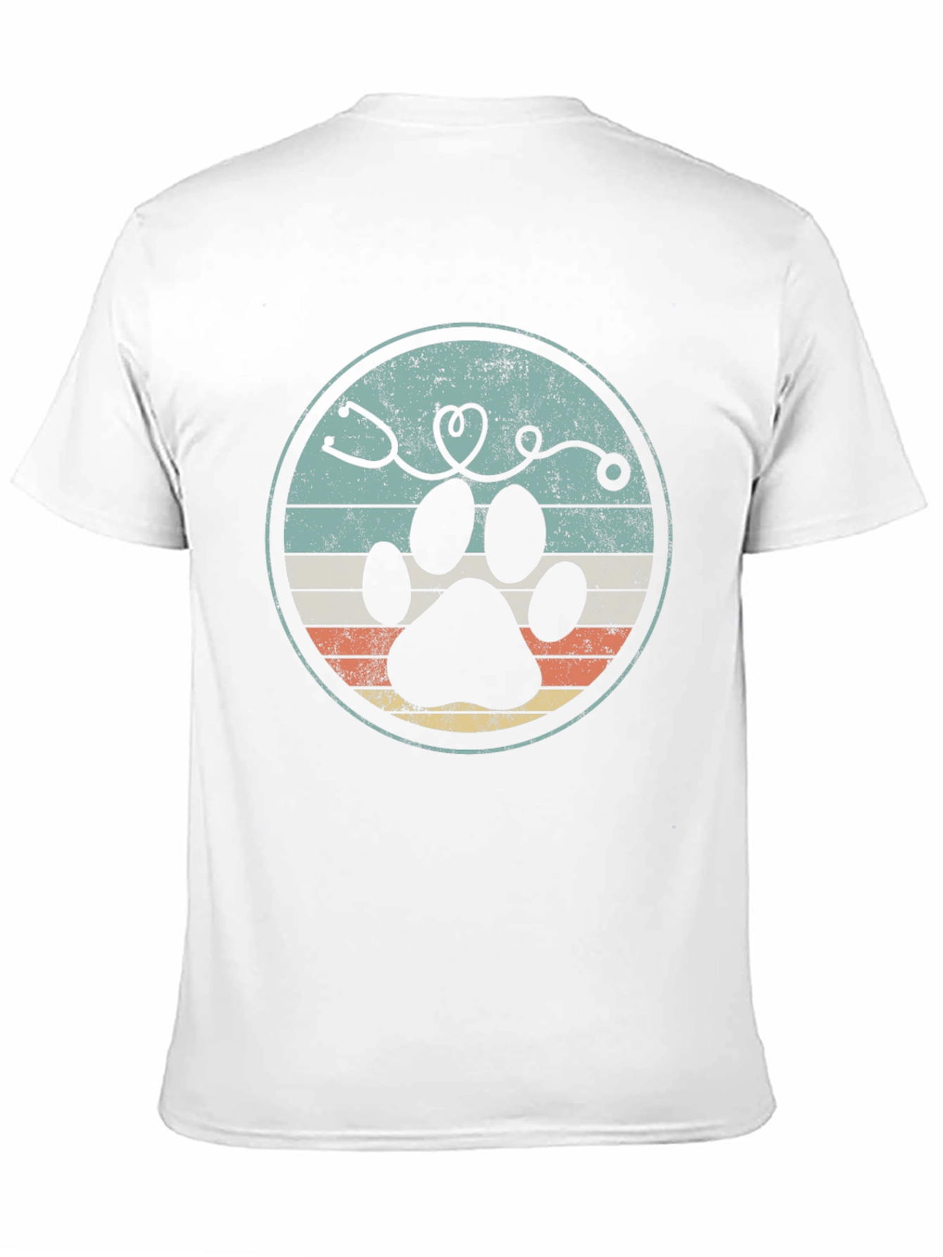 Vet Paw Print T-Shirt