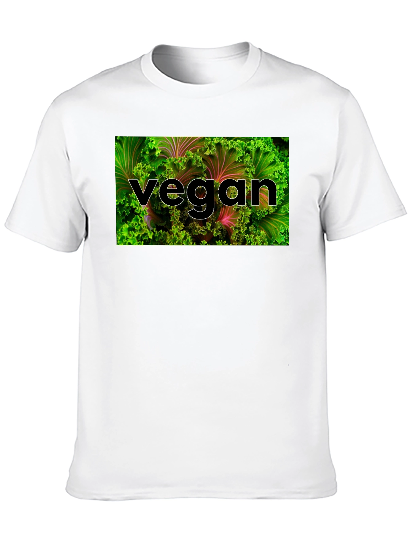 Vegan Lettuce Graphic T-Shirt - Organic & Stylish