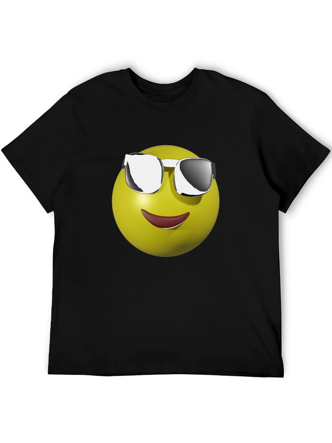 Cool Emoji Black T-Shirt