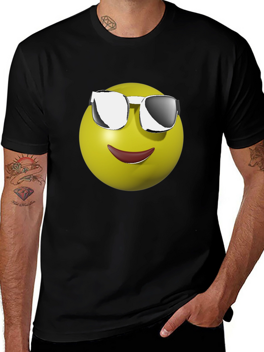 Cool Emoji Black T-Shirt