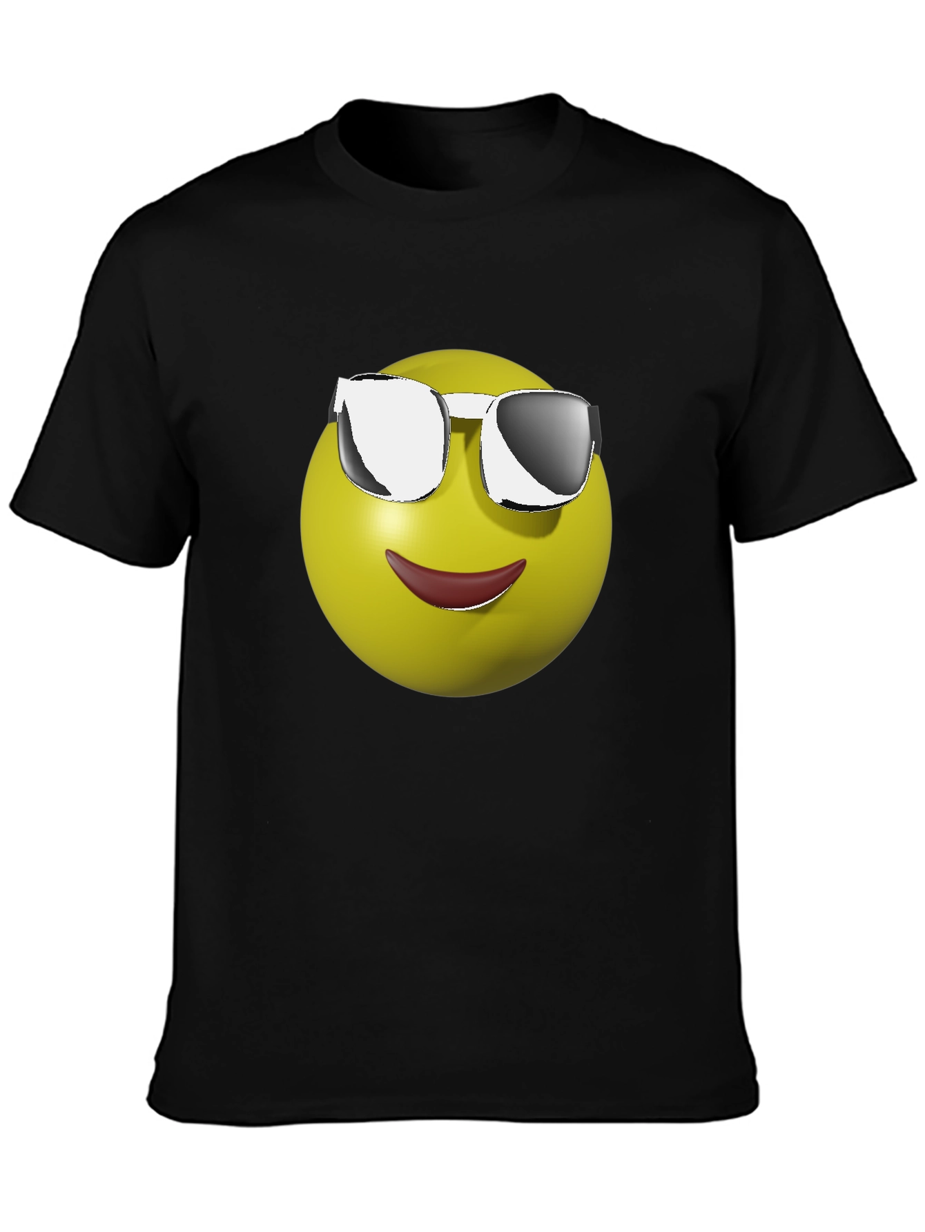Cool Emoji Black T-Shirt