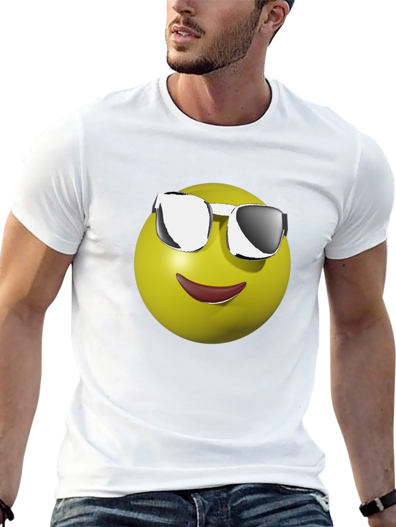 Cool Emoji Black T-Shirt