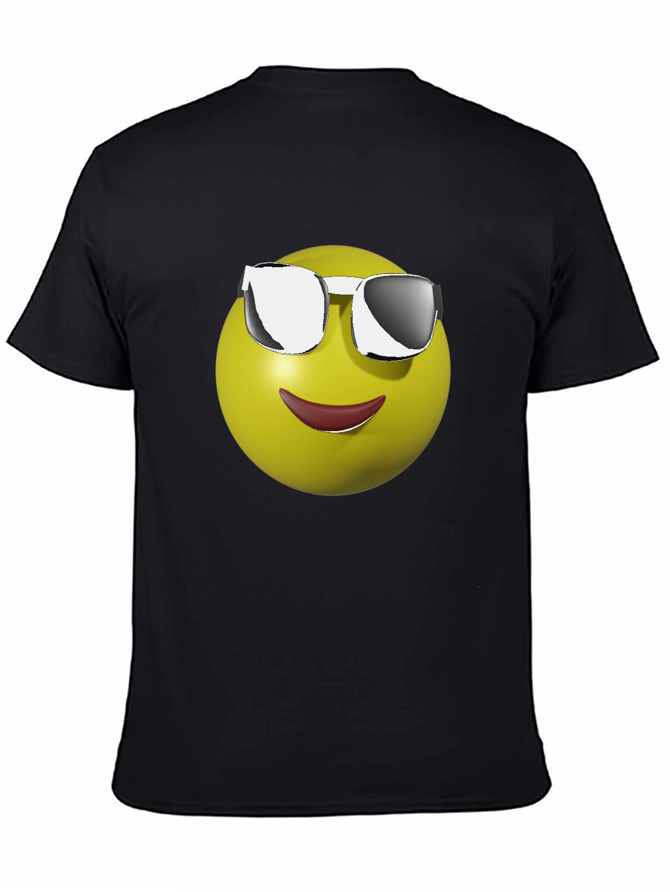 Cool Emoji Black T-Shirt