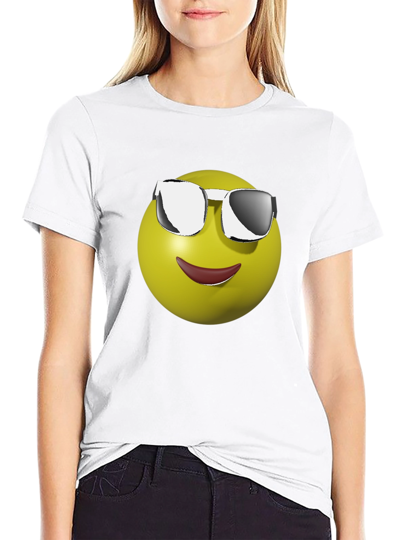 Cool Emoji Black T-Shirt