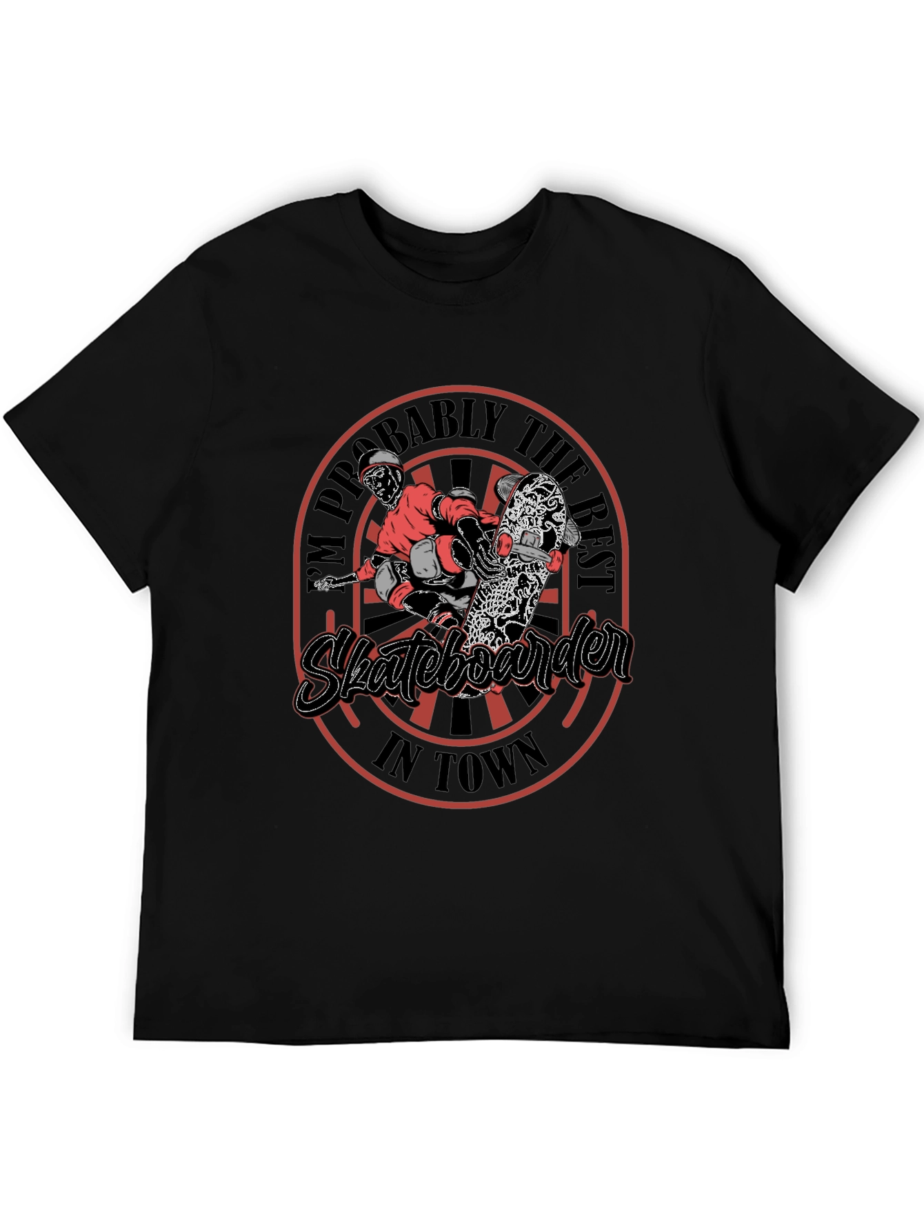 Skateboarder Graphic T-Shirt - Best in Town