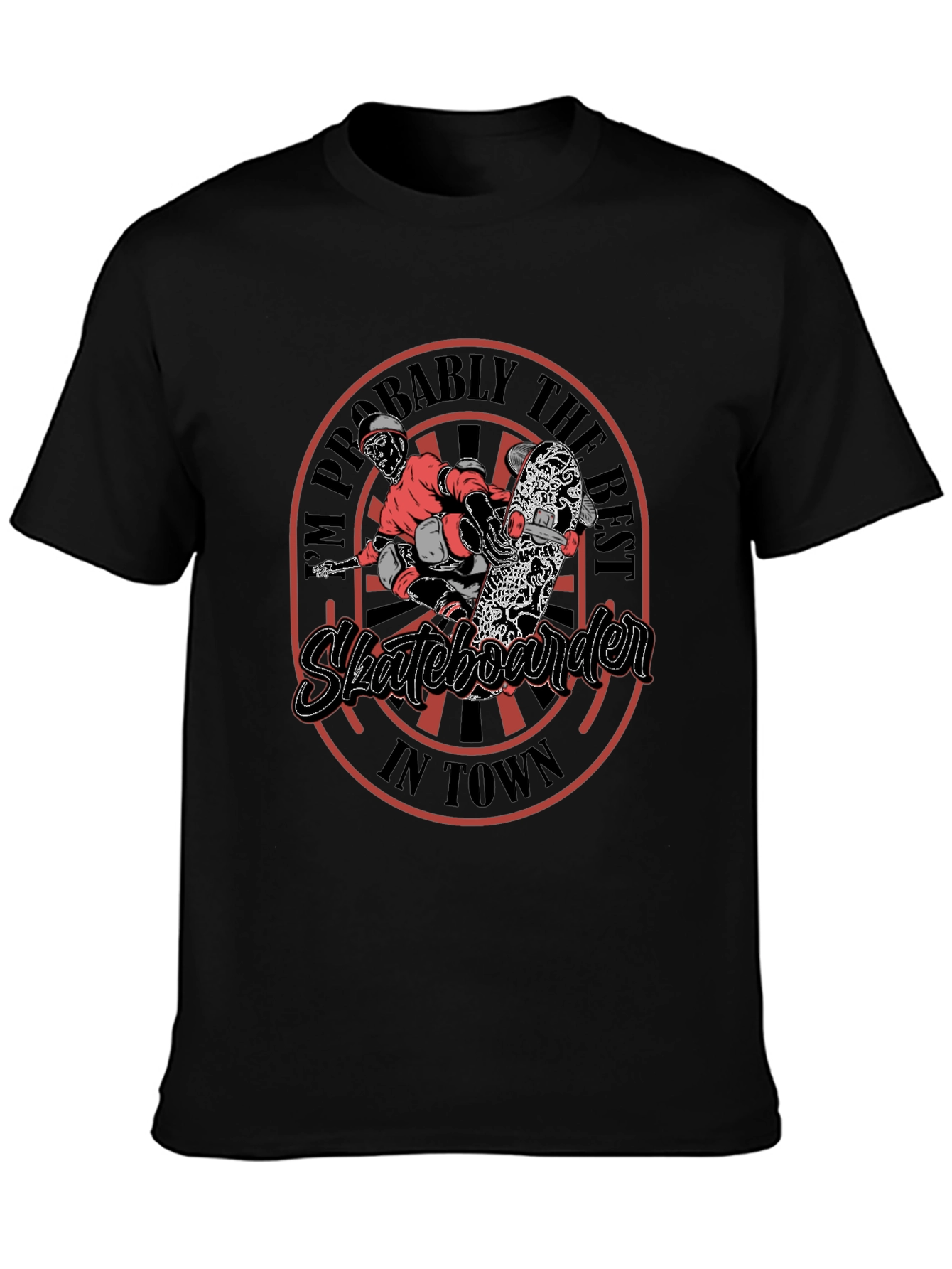 Skateboarder Graphic T-Shirt - Best in Town