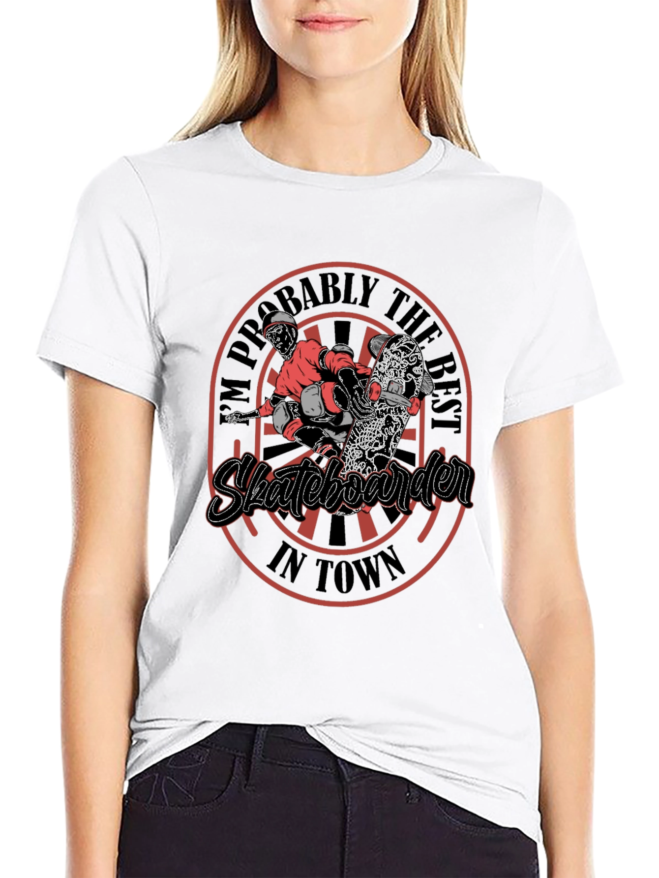 Skateboarder Graphic T-Shirt - Best in Town