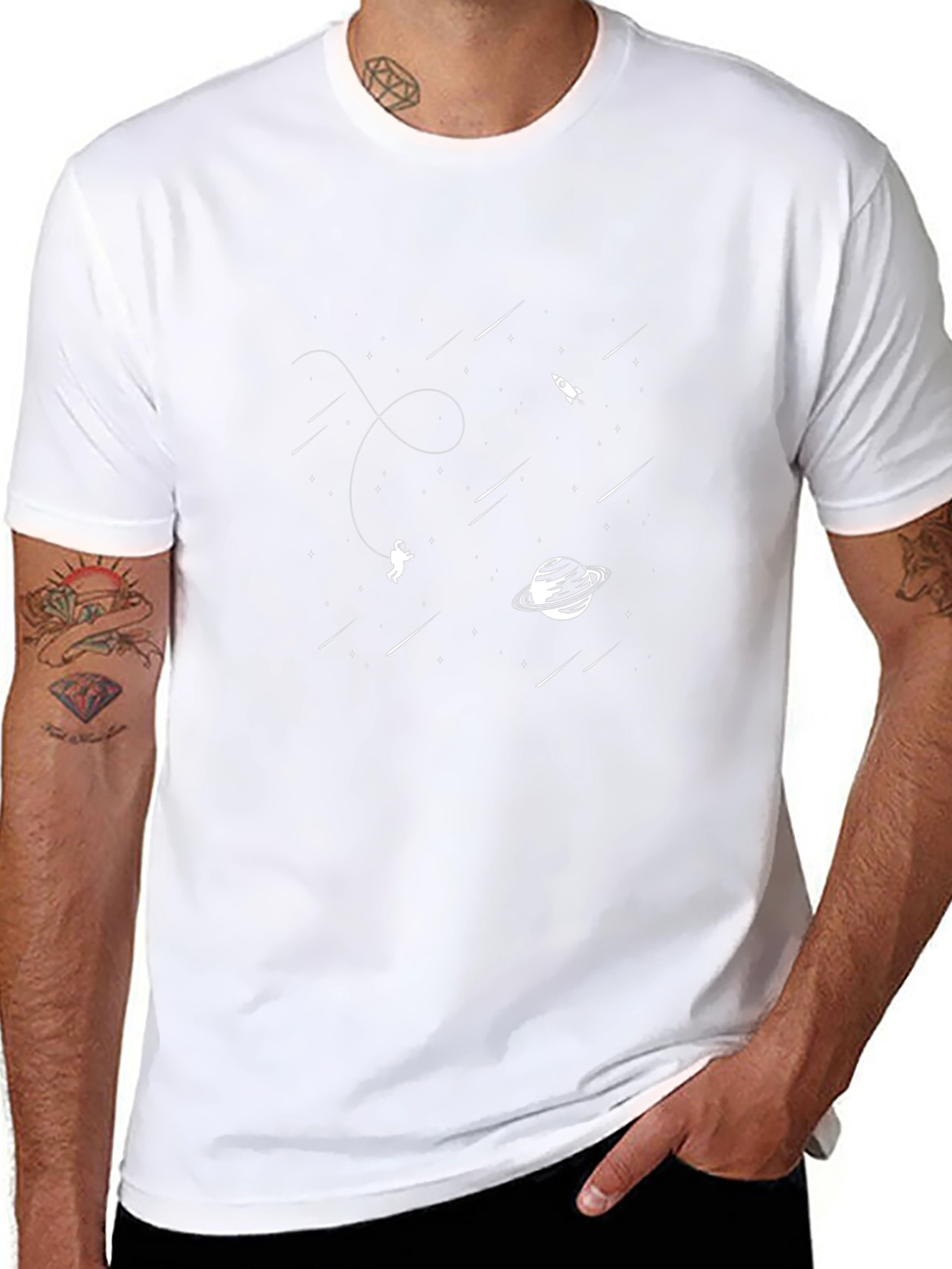 Cosmic Explorer Tee - Space Print