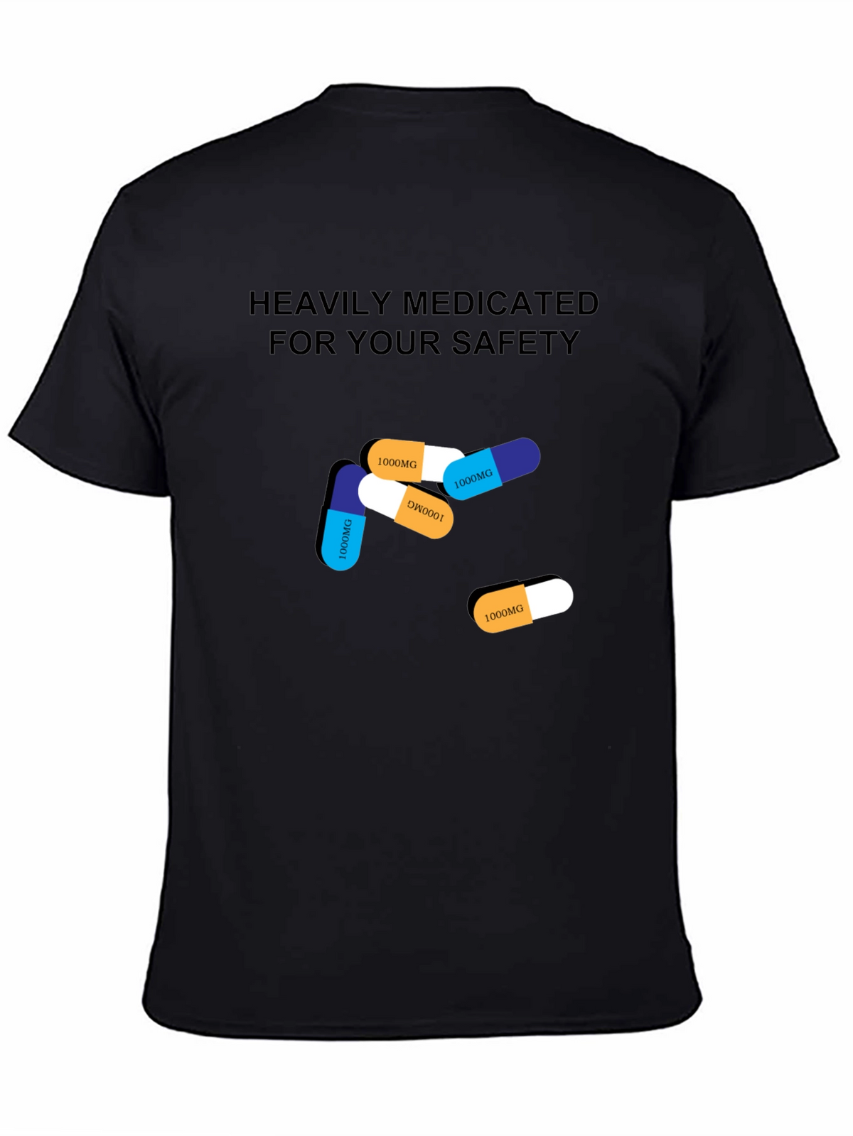 Heavily Medicated T-Shirt Funny Graphic Tee