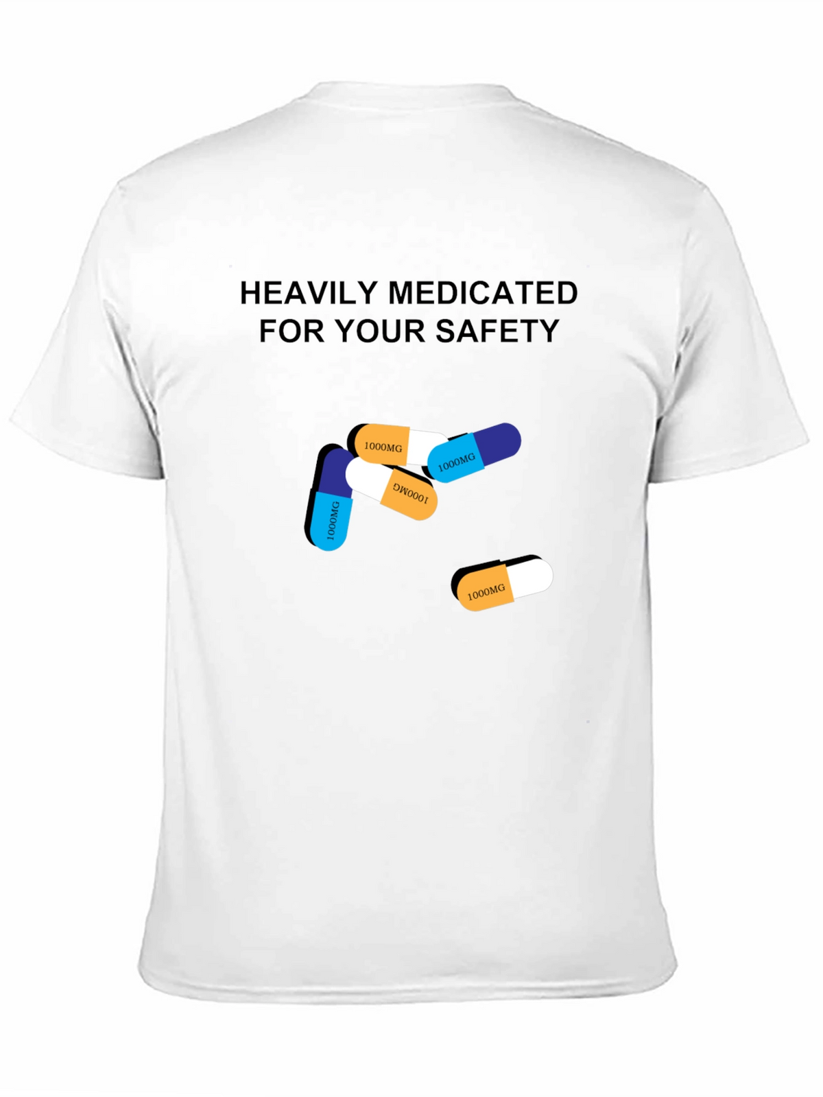 Heavily Medicated T-Shirt Funny Graphic Tee