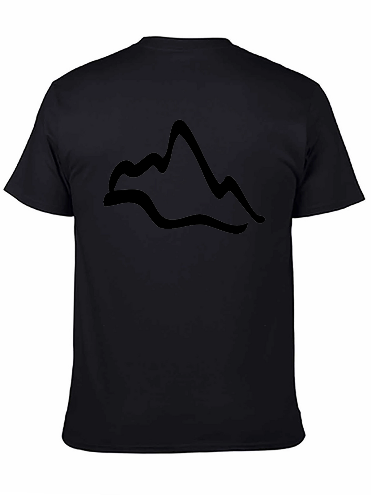Mountain Graphic Black T-Shirt - Adventure Ready