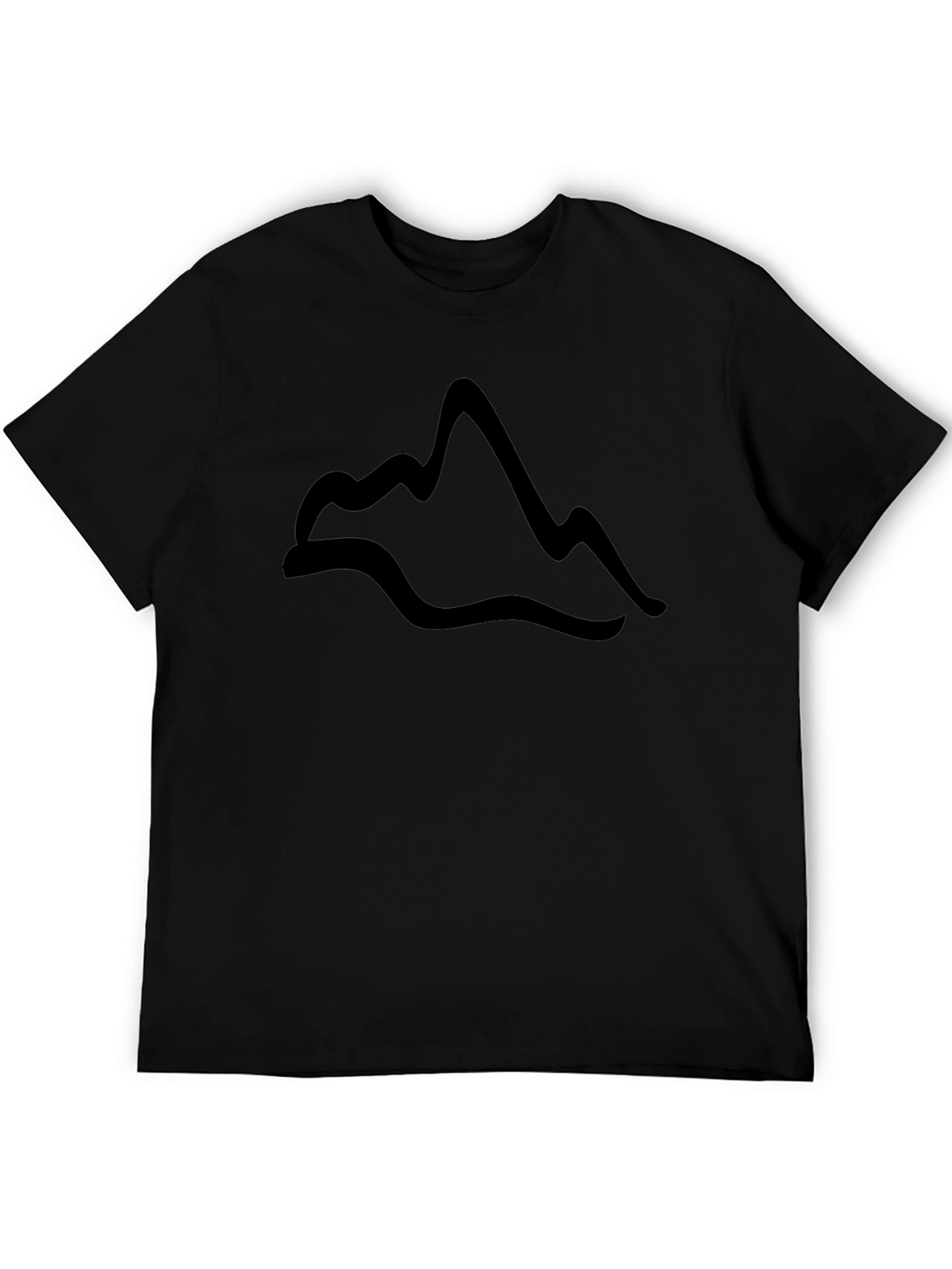 Mountain Graphic Black T-Shirt - Adventure Ready
