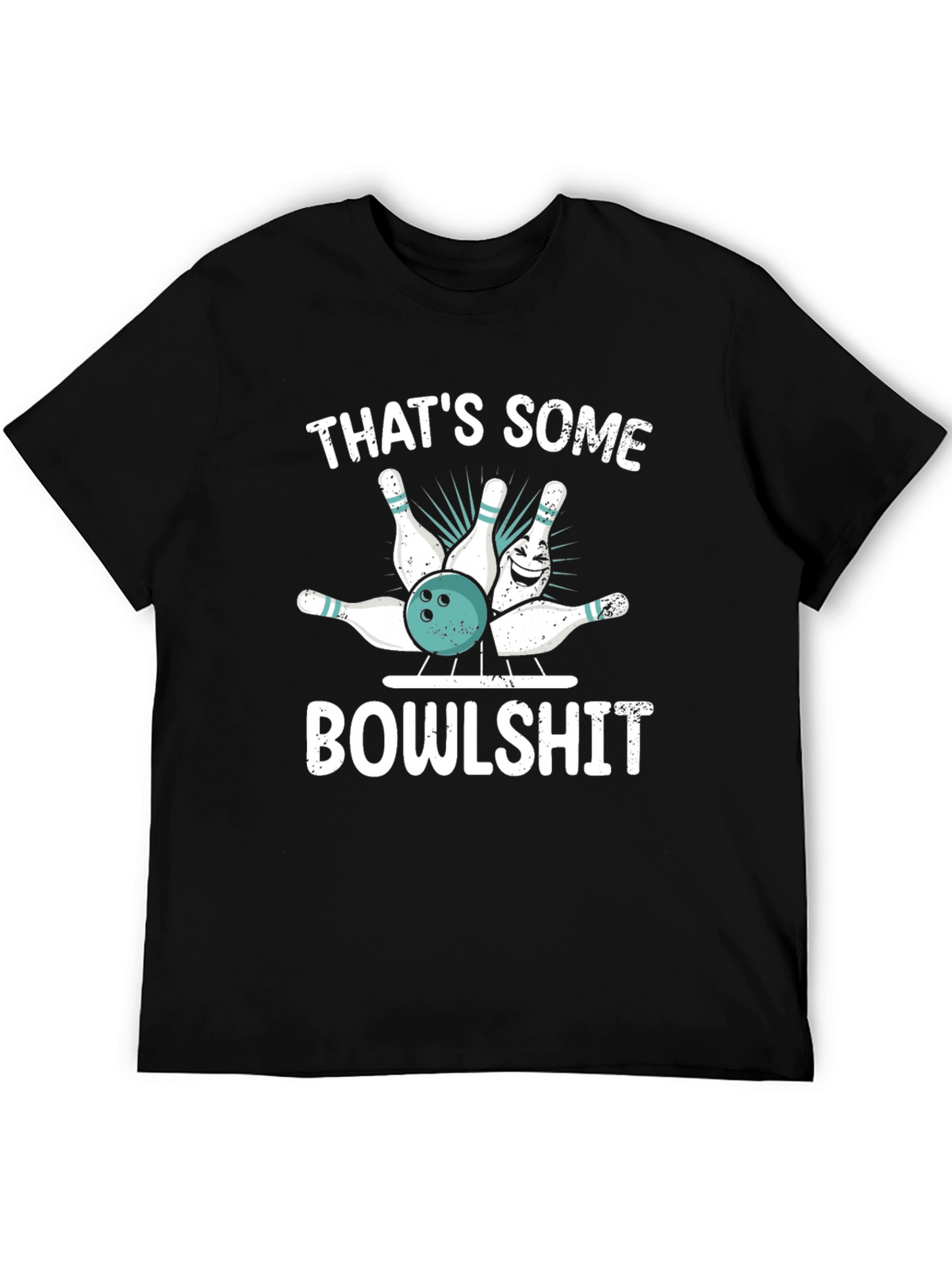 Funny Bowling T-Shirt: Thats Some Bowlshit Graphic Tee