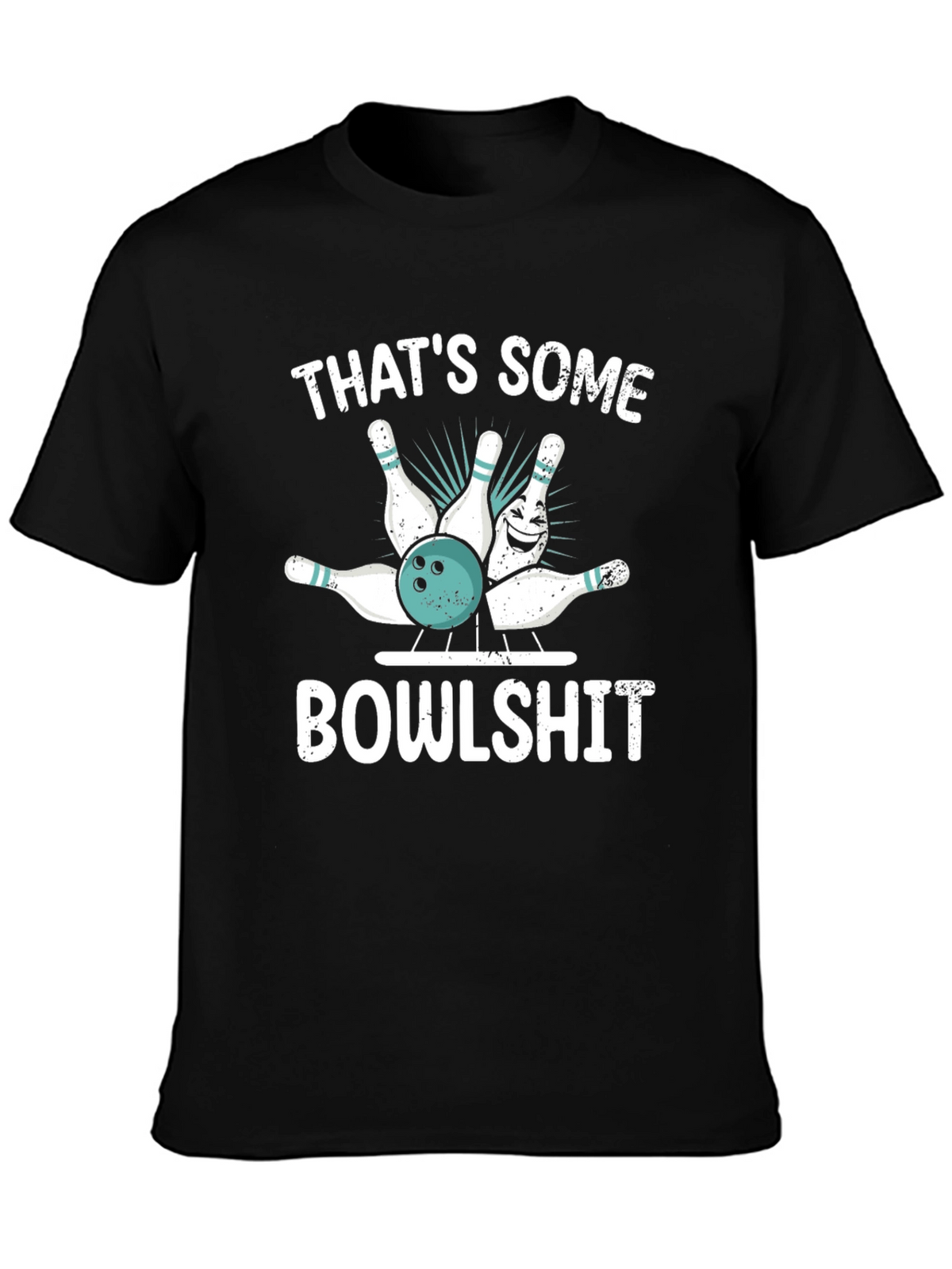 Funny Bowling T-Shirt: Thats Some Bowlshit Graphic Tee