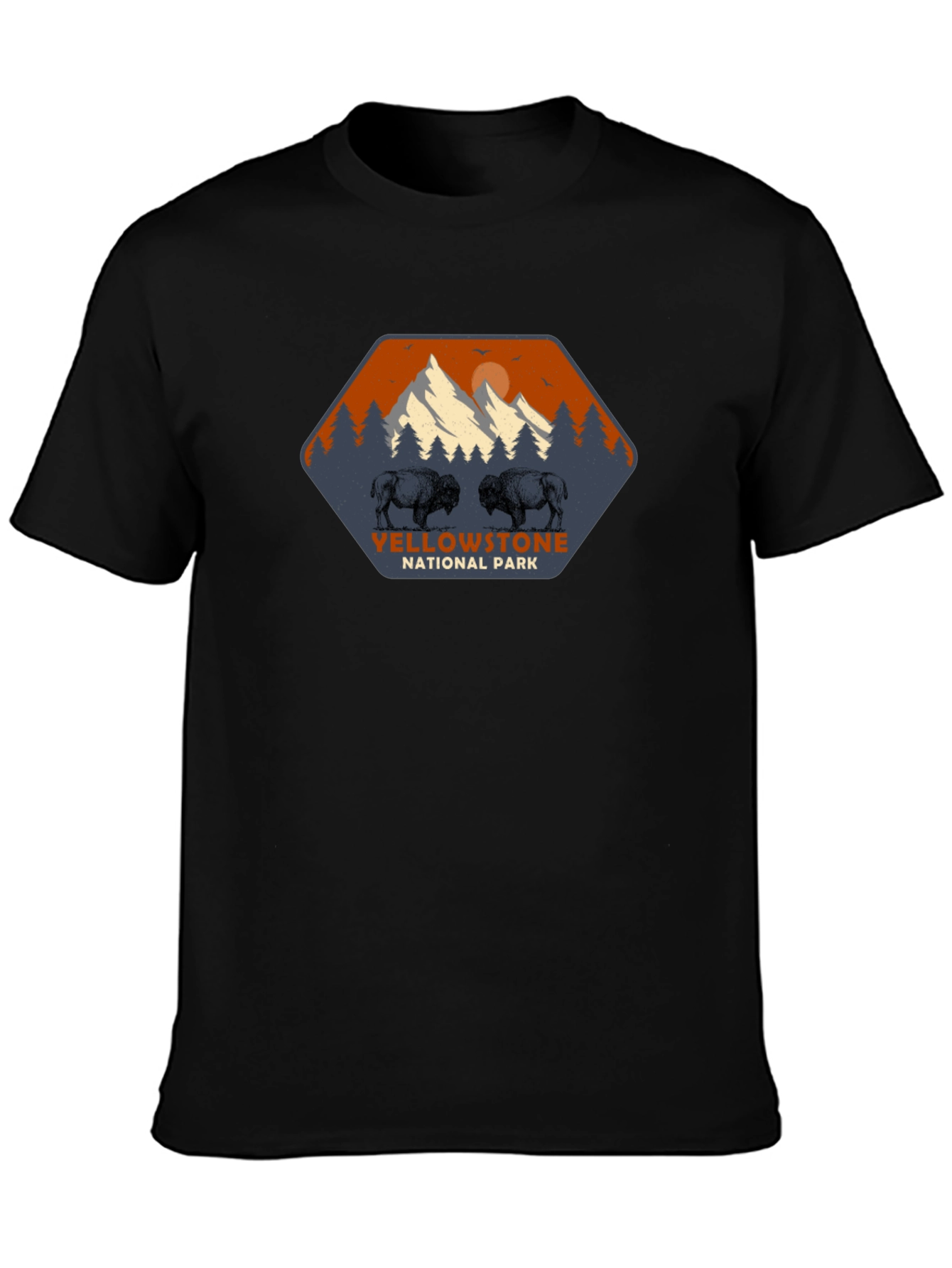 Yellowstone National Park Bison Graphic Tee