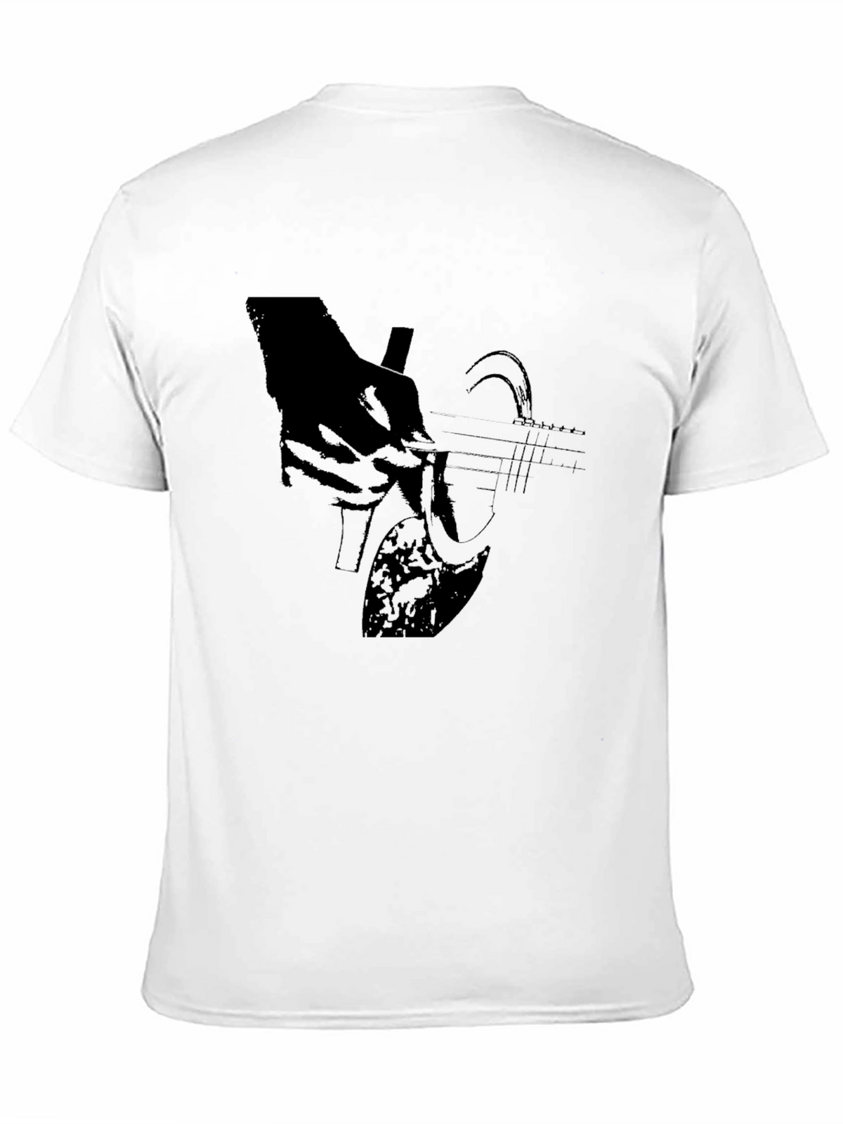 Guitar Player Black T-Shirt Graphic Tee