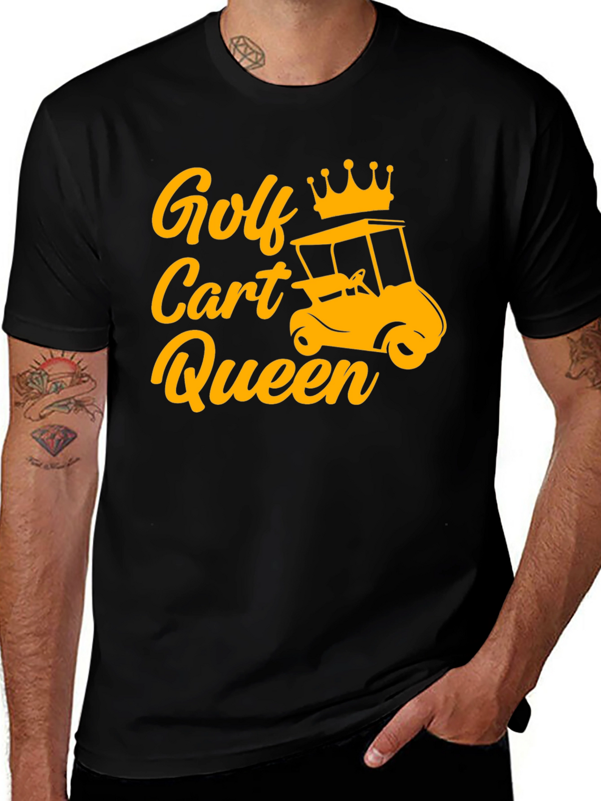 Golf Cart Queen Graphic Tee