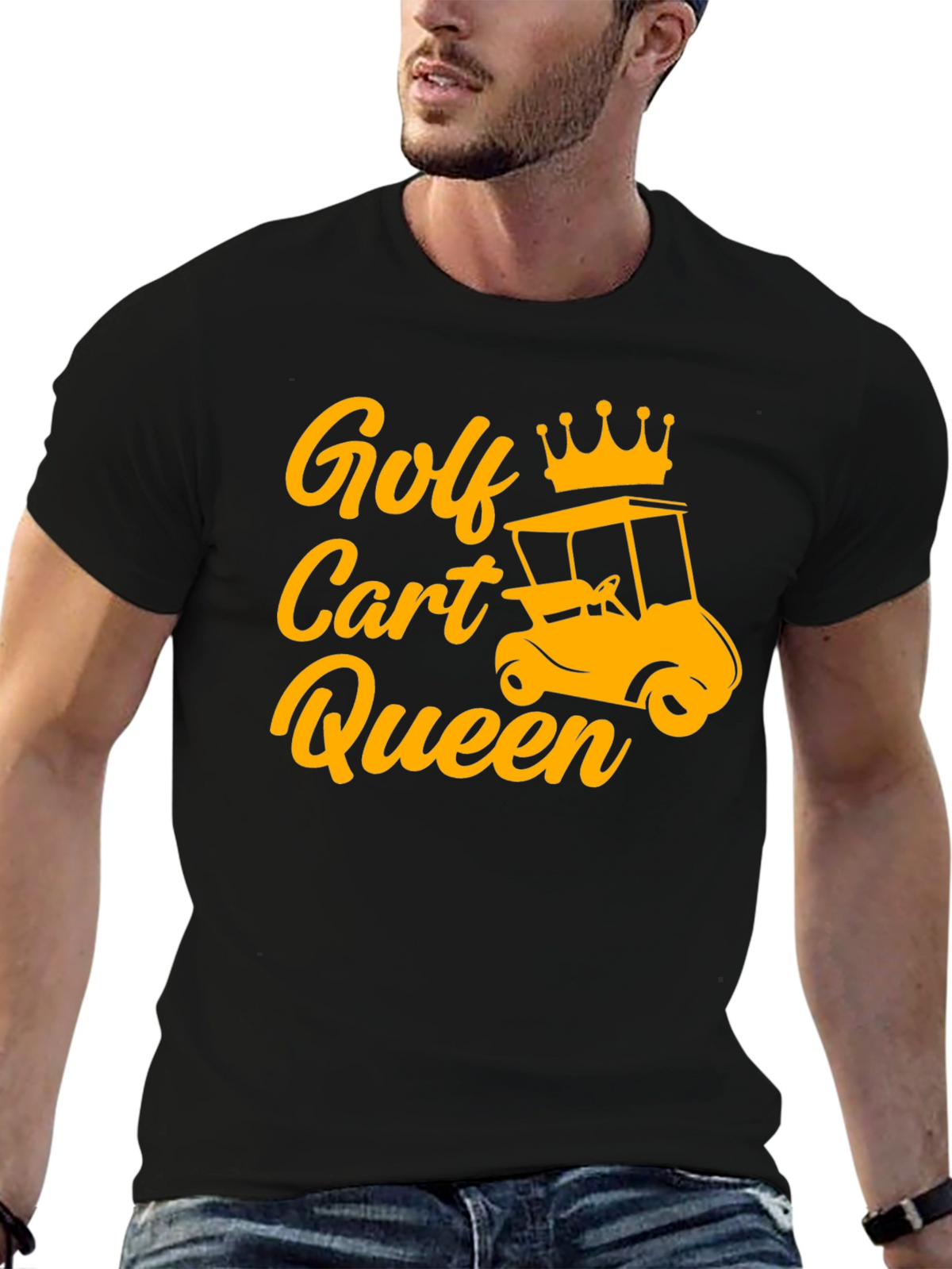 Golf Cart Queen Graphic Tee