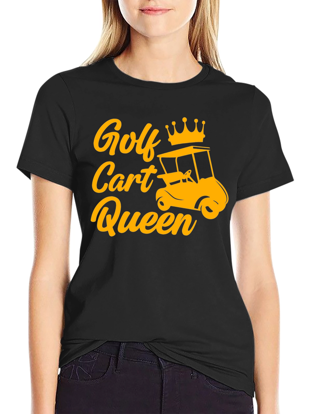 Golf Cart Queen Graphic Tee
