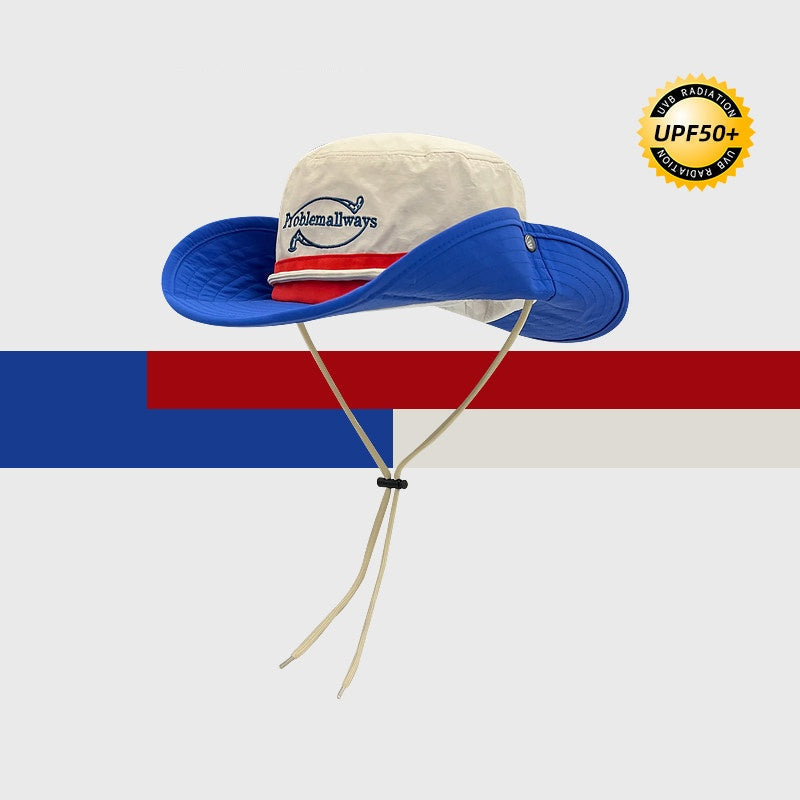 Versatile Outdoor Sun Protection Cowboy Hat for Camping & Fishing