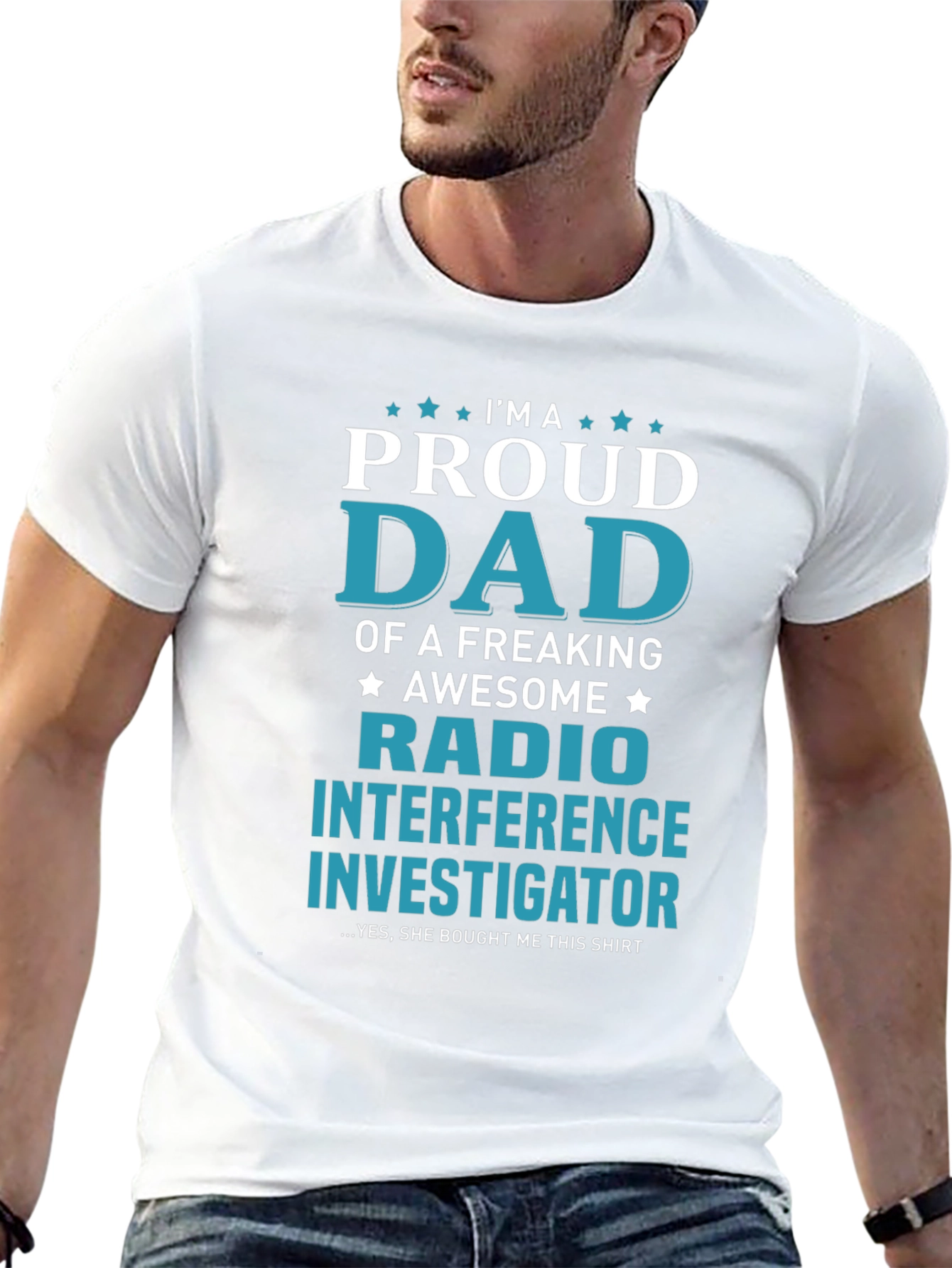 Proud Dad Radio Interference Investigator T-Shirt
