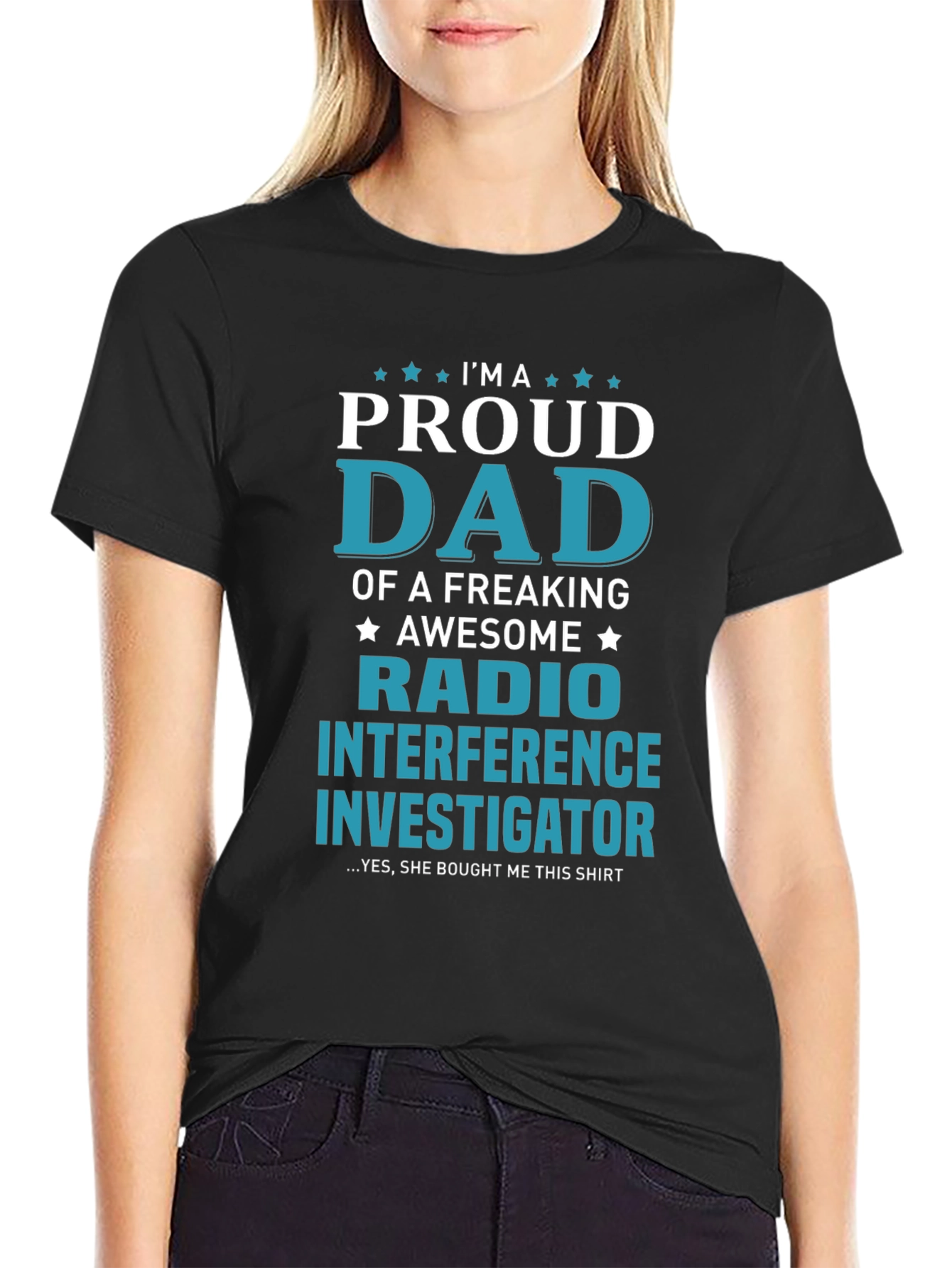 Proud Dad Radio Interference Investigator T-Shirt