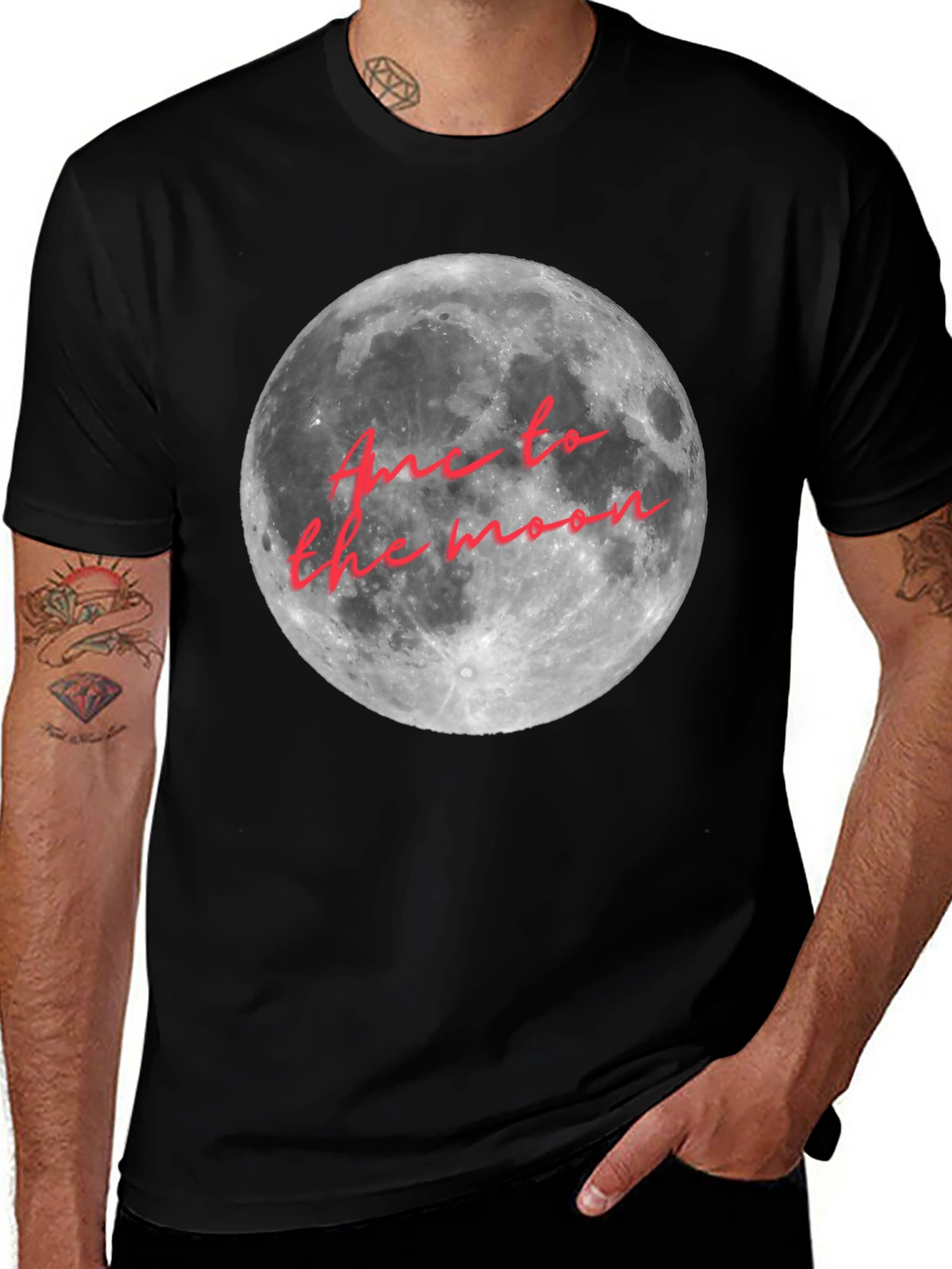 Moon Landing Graphic Tee - Soft Cotton Comfort