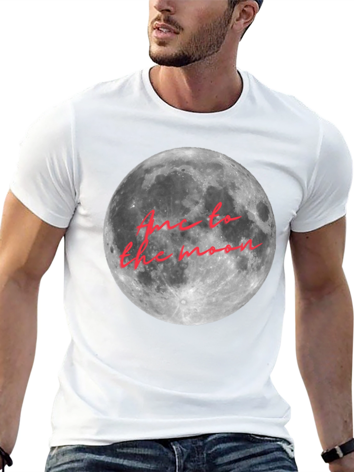 Moon Landing Graphic Tee - Soft Cotton Comfort