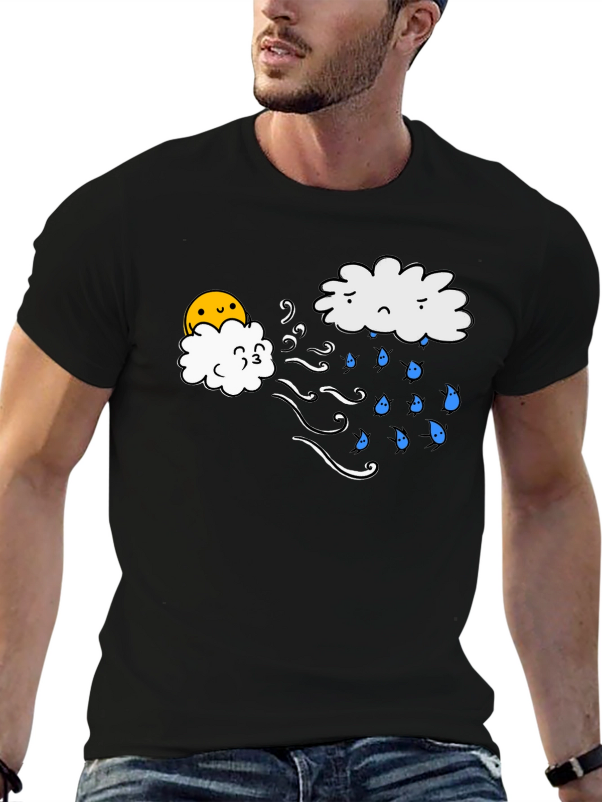 Funny Weather Cloud Graphic Tee