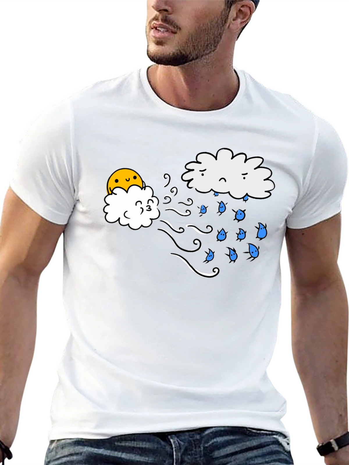 Funny Weather Cloud Graphic Tee