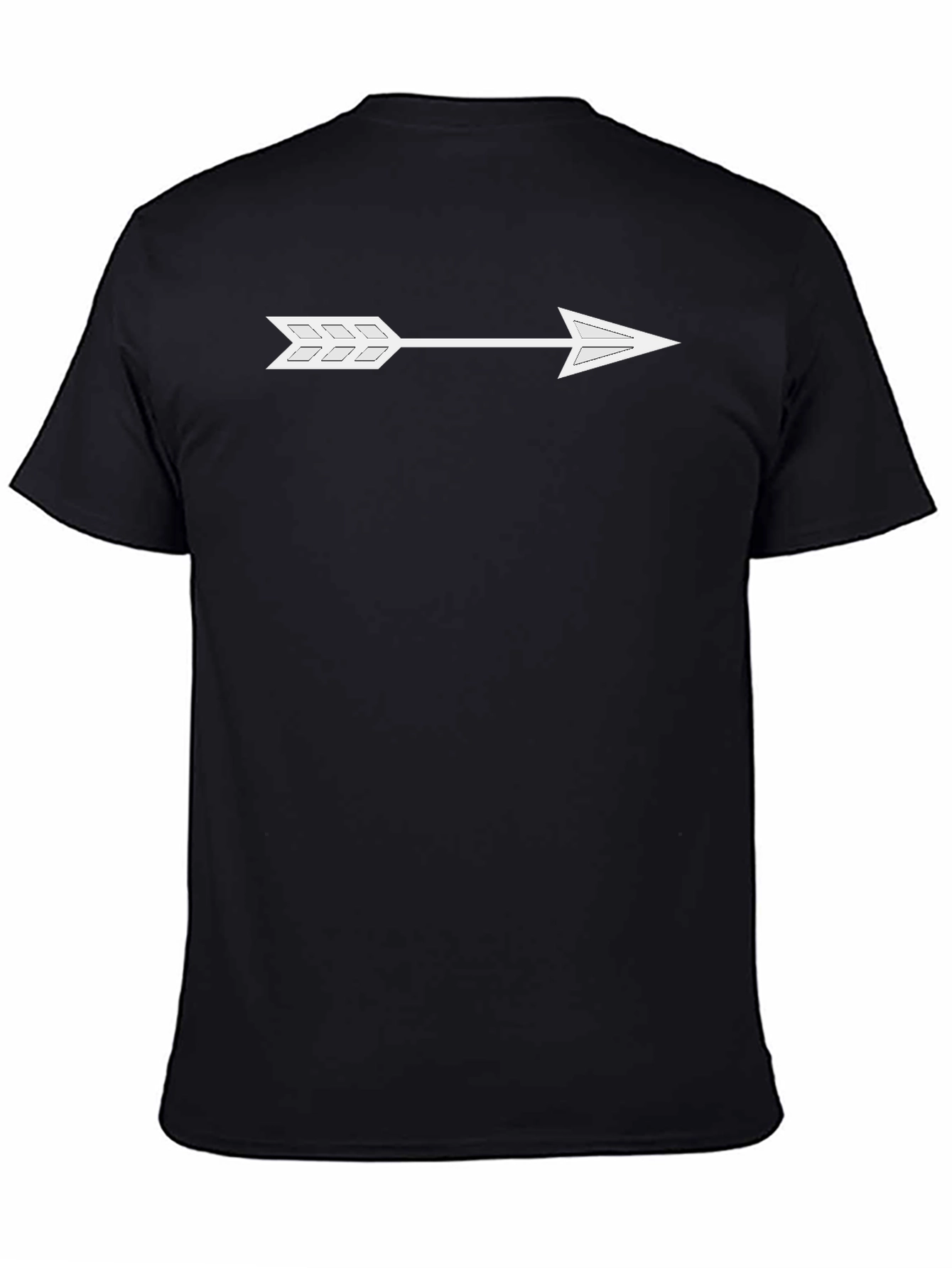 Arrow Graphic Black T-Shirt - Trendy Casual Wear