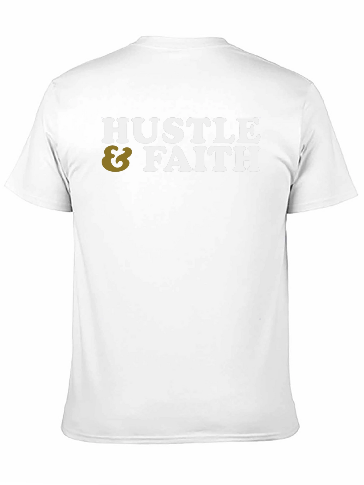 Hustle & Faith Graphic Tee - Casual Cotton T-Shirt