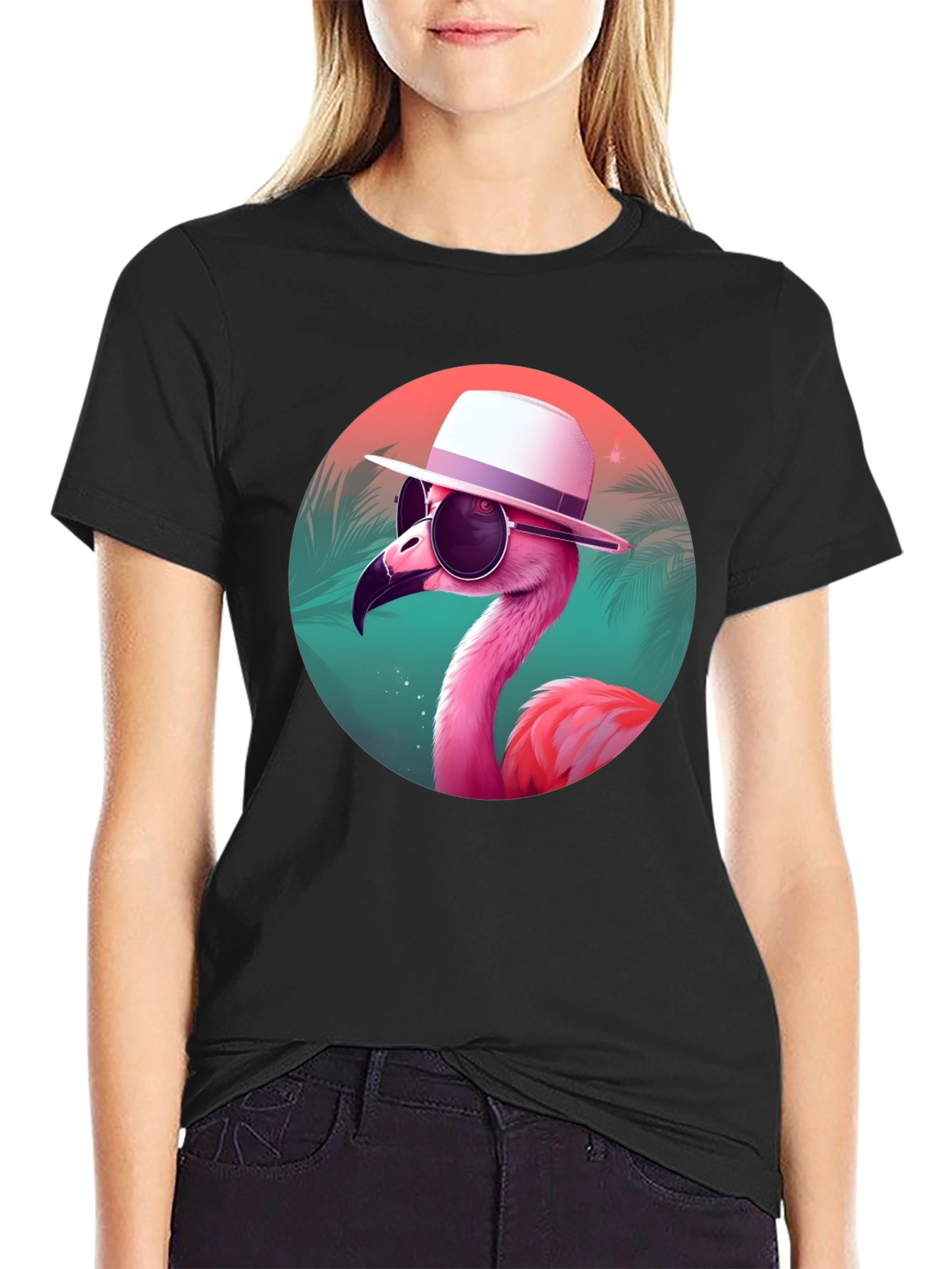 Cool Flamingo Graphic Tee