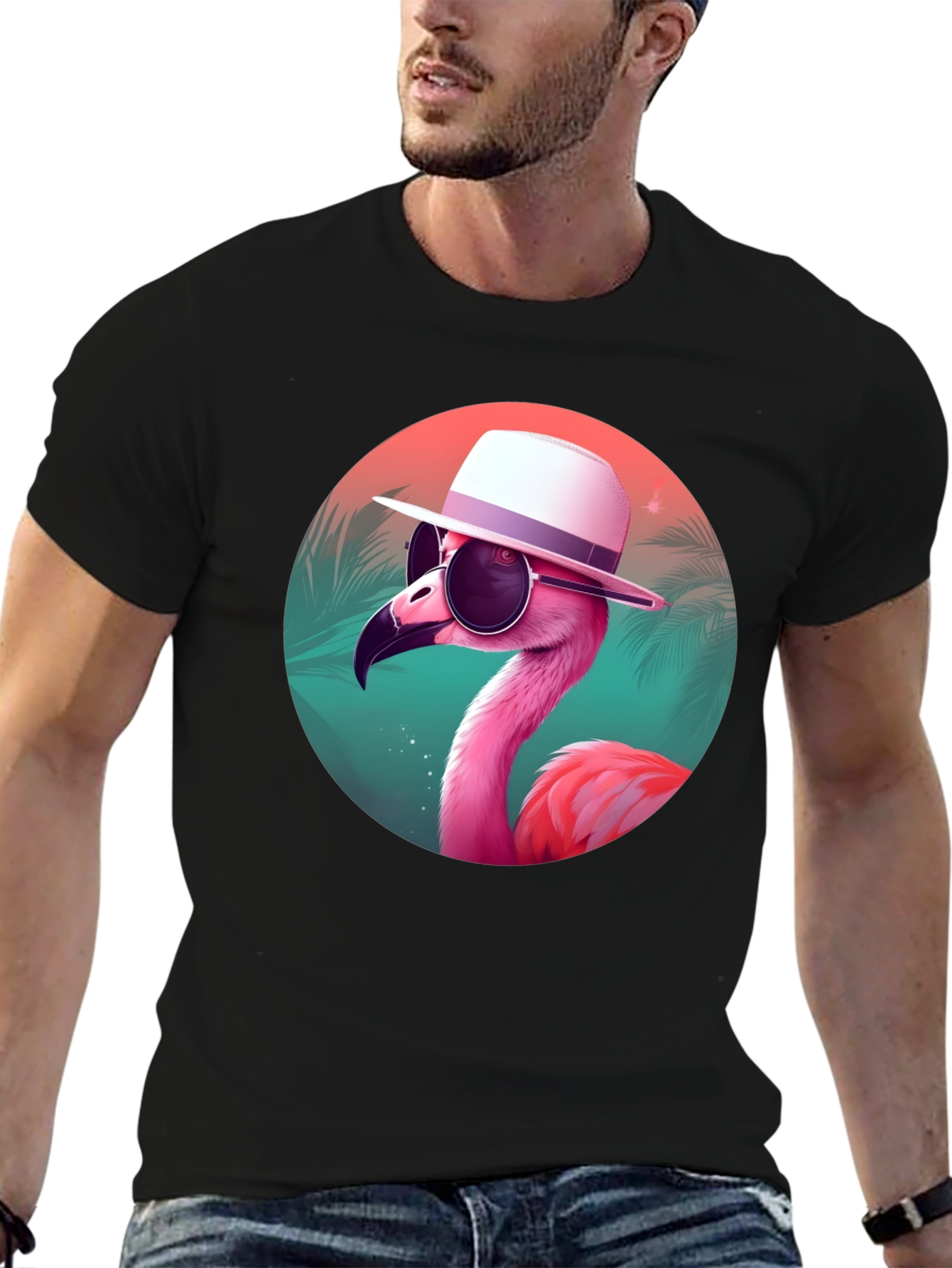 Cool Flamingo Graphic Tee
