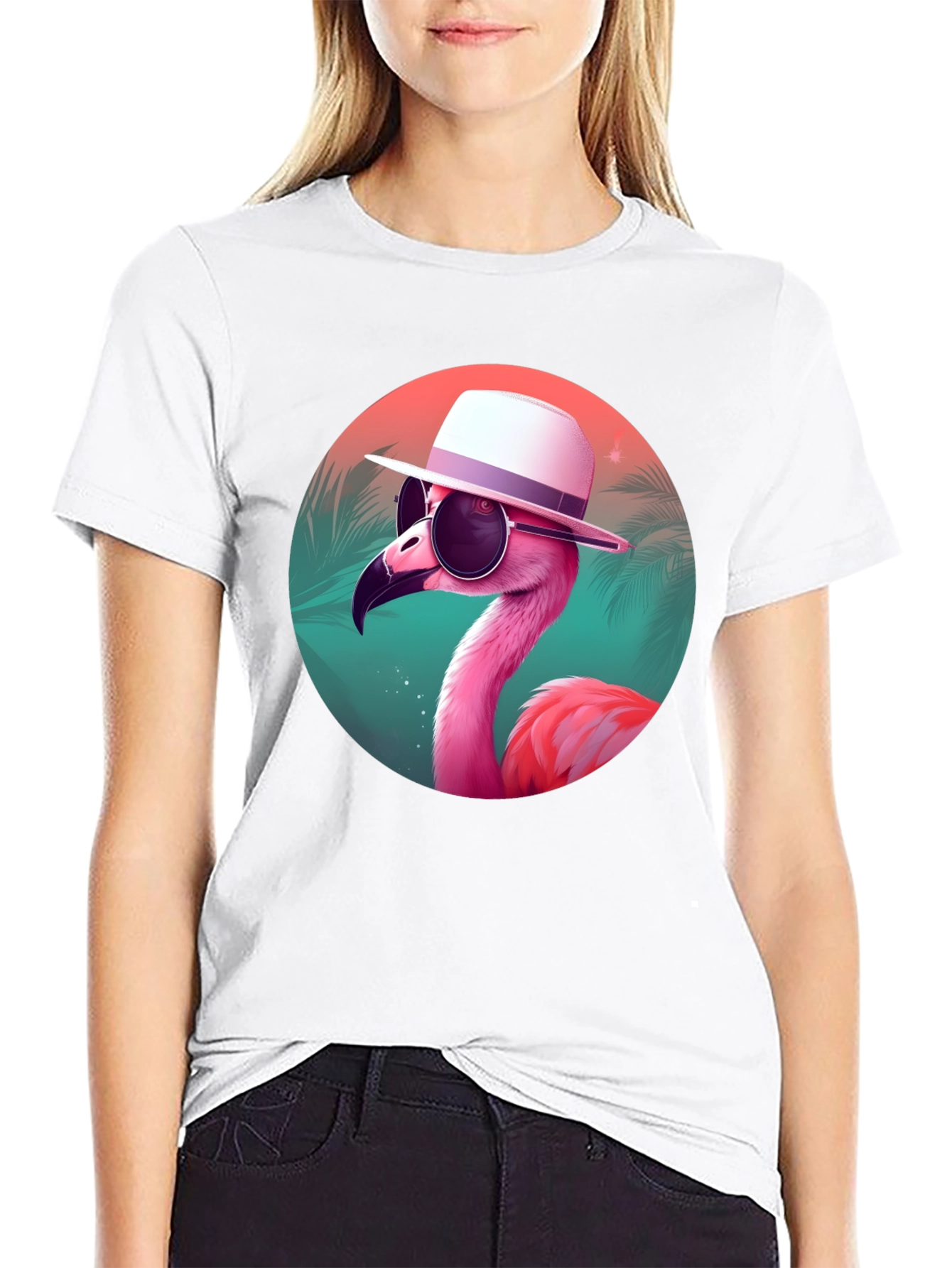 Cool Flamingo Graphic Tee