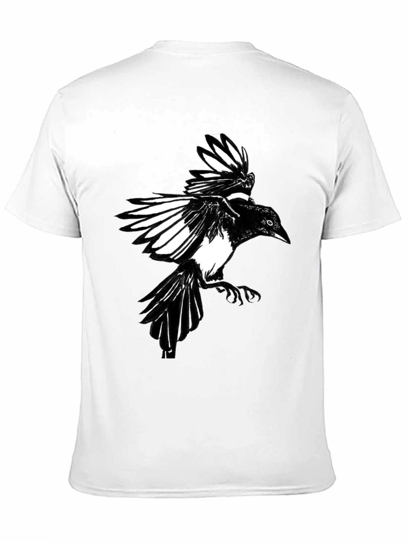 Black Crow Graphic Print Tee