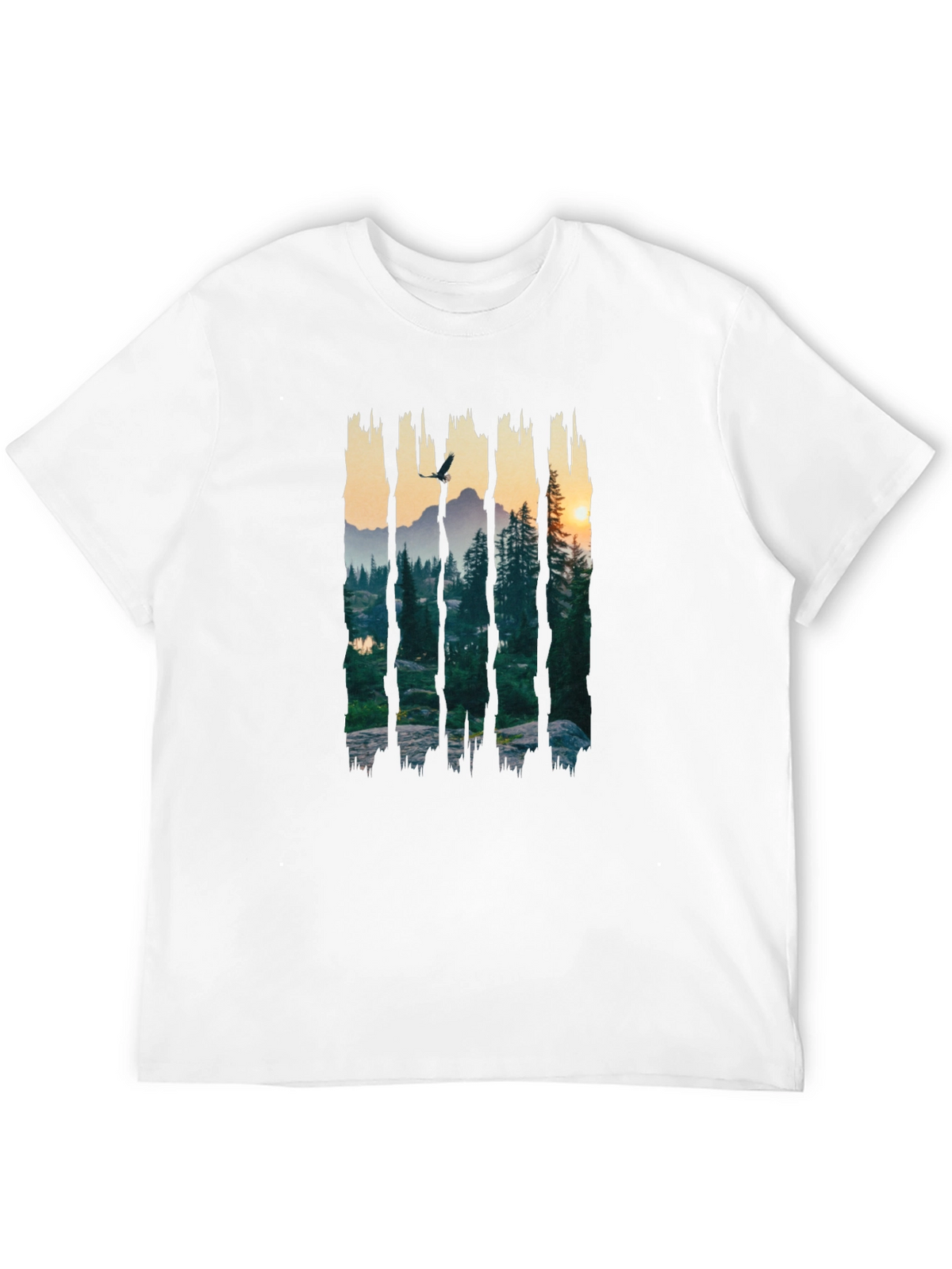 Nature Vista Graphic Tee - Mens Black T-Shirt